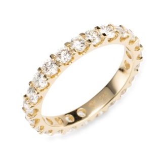 DIAMOUR Eternity-Ring mind. 21 Brillanten zus. ca. 2,00ct Gold 585