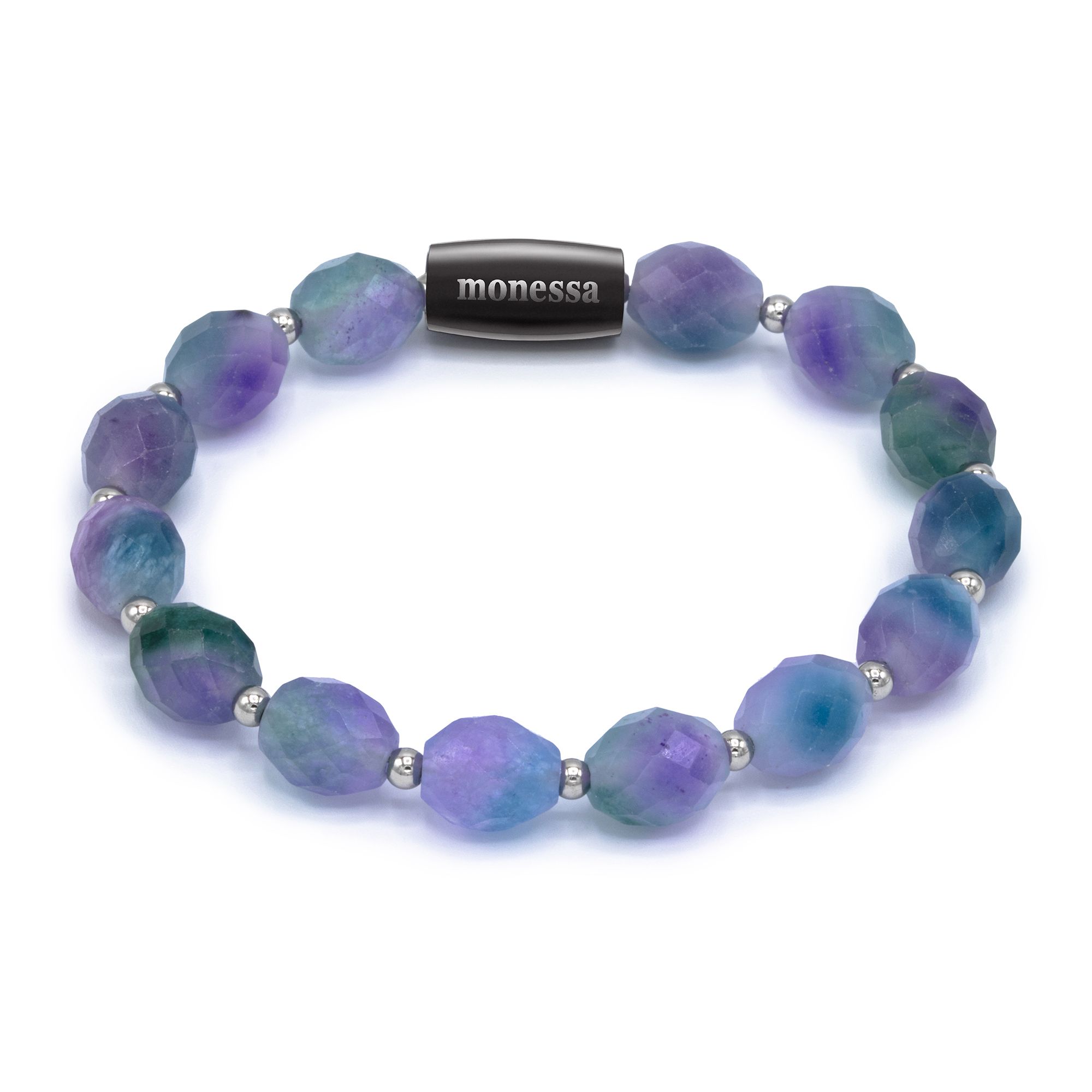 MONESSA Armband Edelsteine facettiert Magnetverschluß