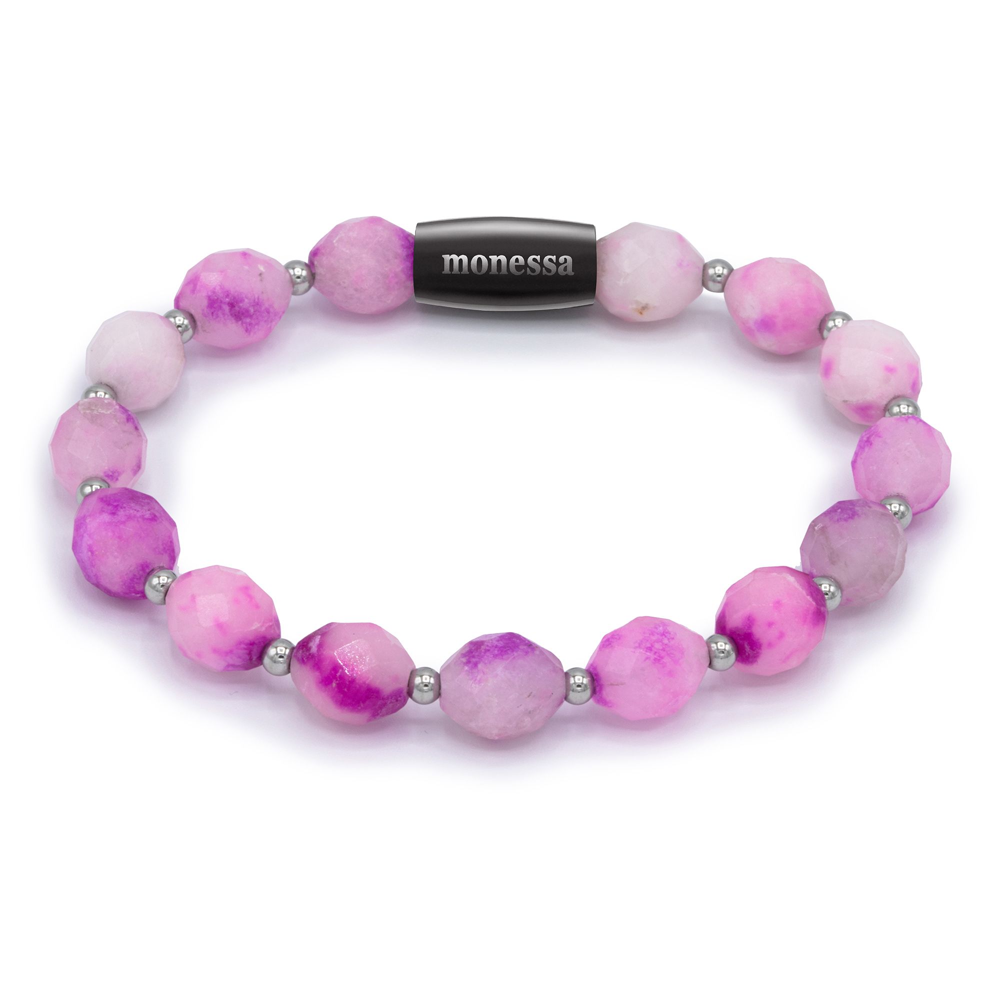 MONESSA Armband Edelsteine facettiert Magnetverschluß