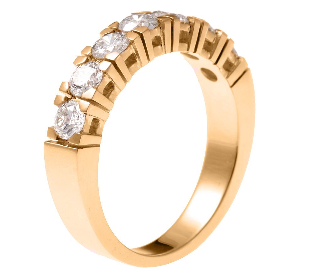 7 Brillanten zus. ca.1,00ct. get.Weiß/lupenrein Memoire