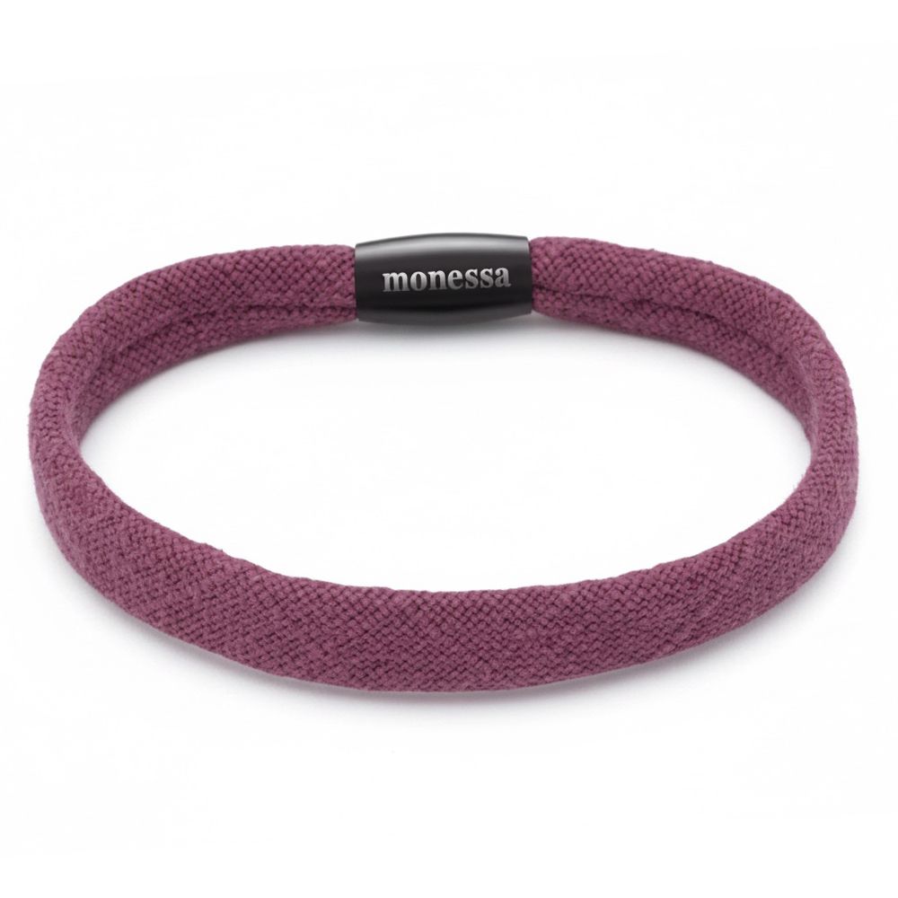 MONESSA Armband Material-Mix Magnetverschluss Innenliegende Naht