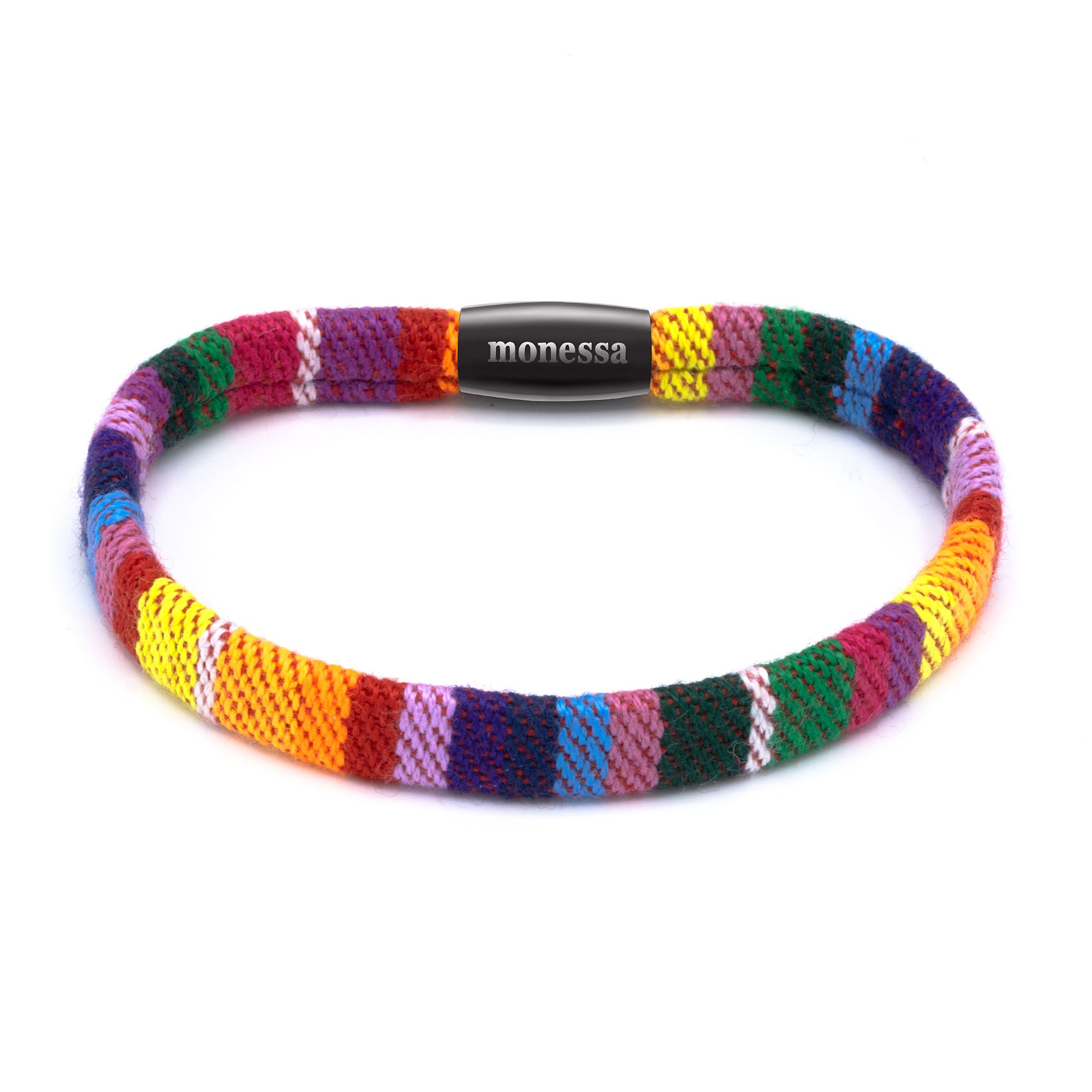 MONESSA Armband Textil flach Magnetverschluss