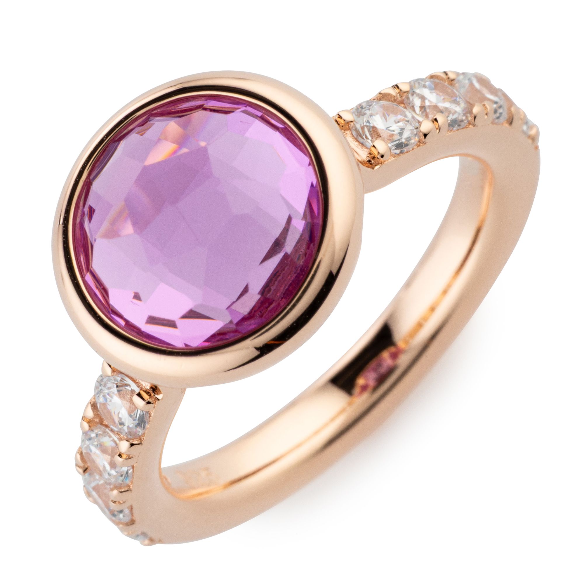 DIAMONIQUE® RIng = 4,58ct Schliffmix Silber 925