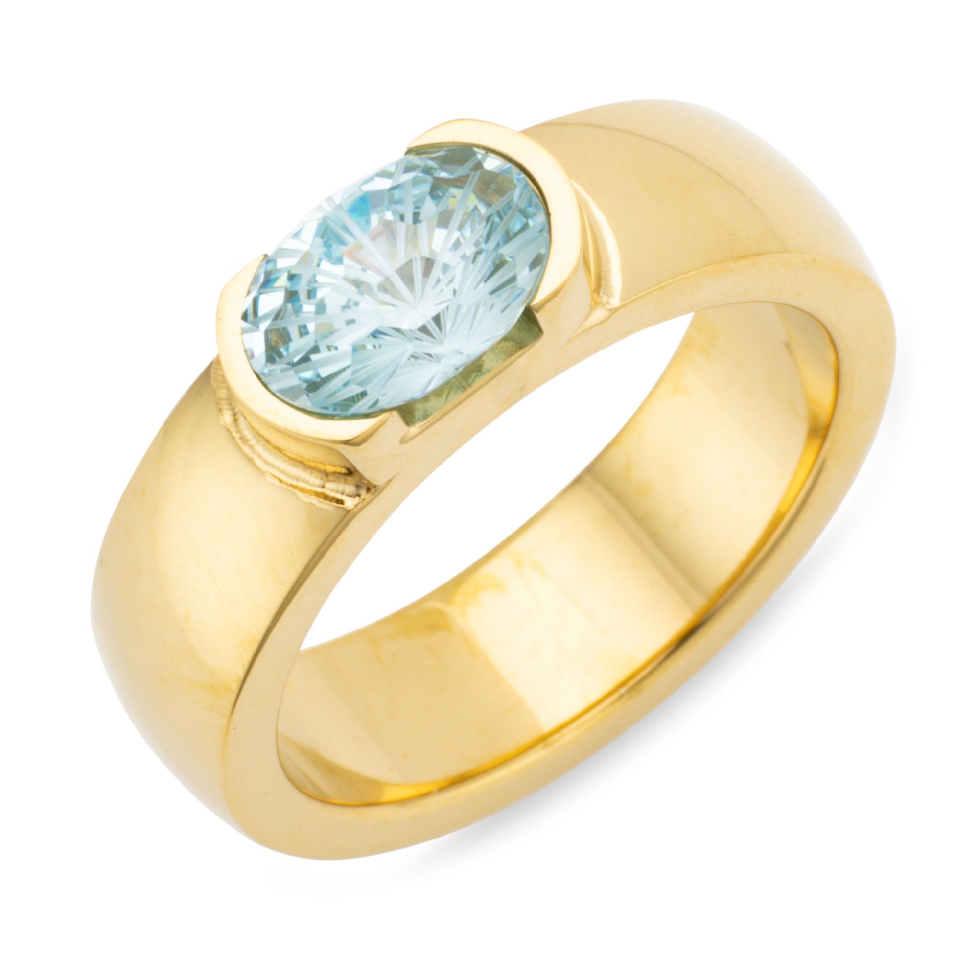 STEFFEN SCHRAUT Ring 1 Zirkonia Firework-Schliff Edelstahl