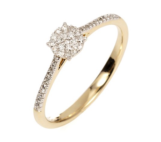 MY DIAMOND Ring 41 Diamanten zus. ca. 0,12ct Gold 375