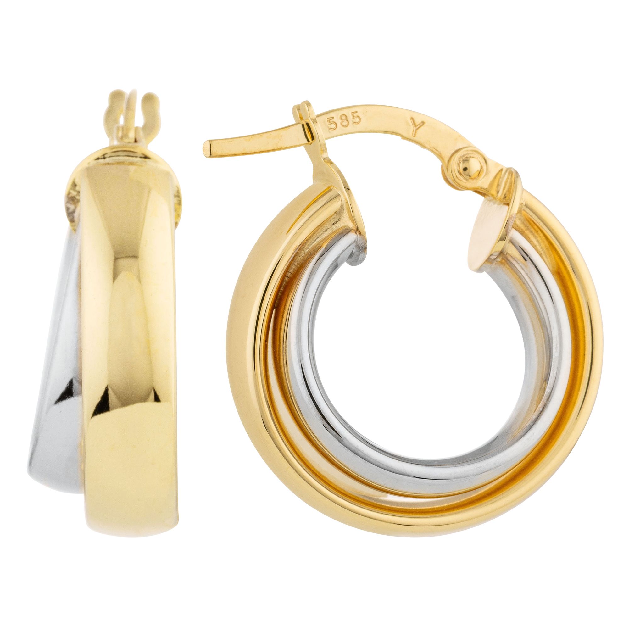 GOLDRAUSCH Creolen poliert mind. 2,25g Gold 585