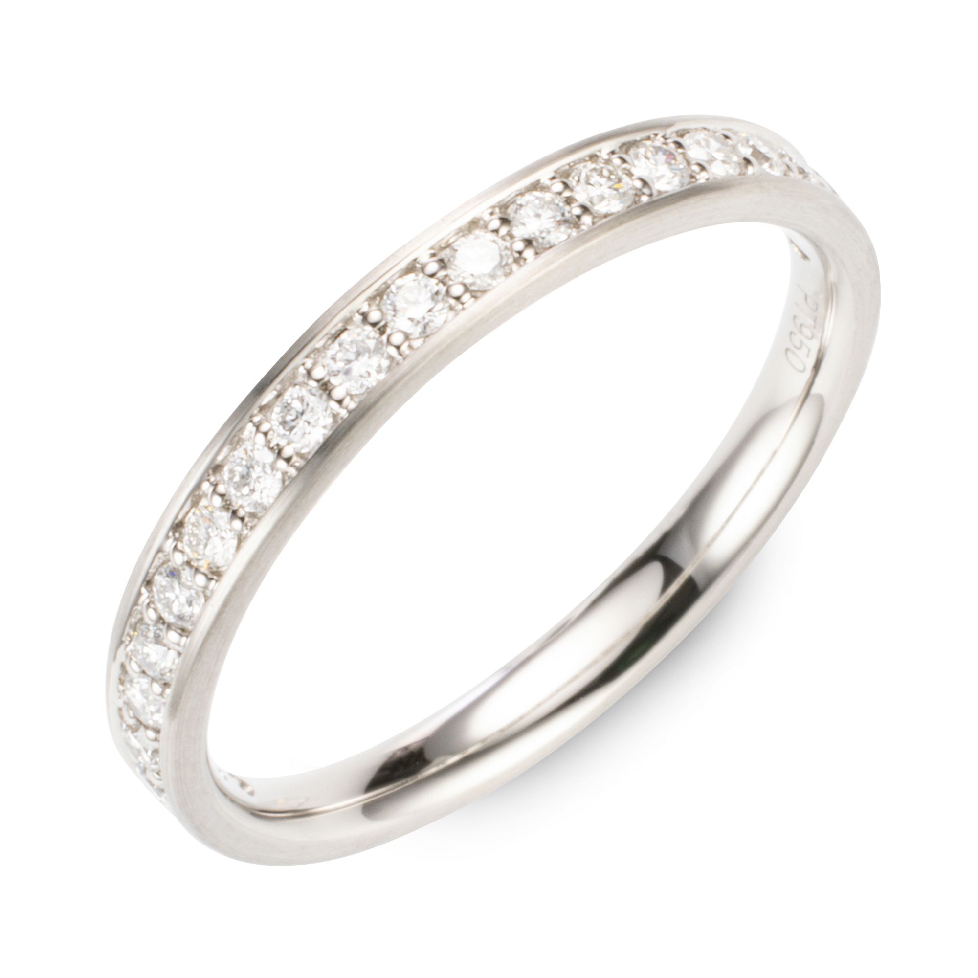 PLATINITY Halbeternity-Ring 21 Brillanten zus. ca. 0,25ct Platin 950