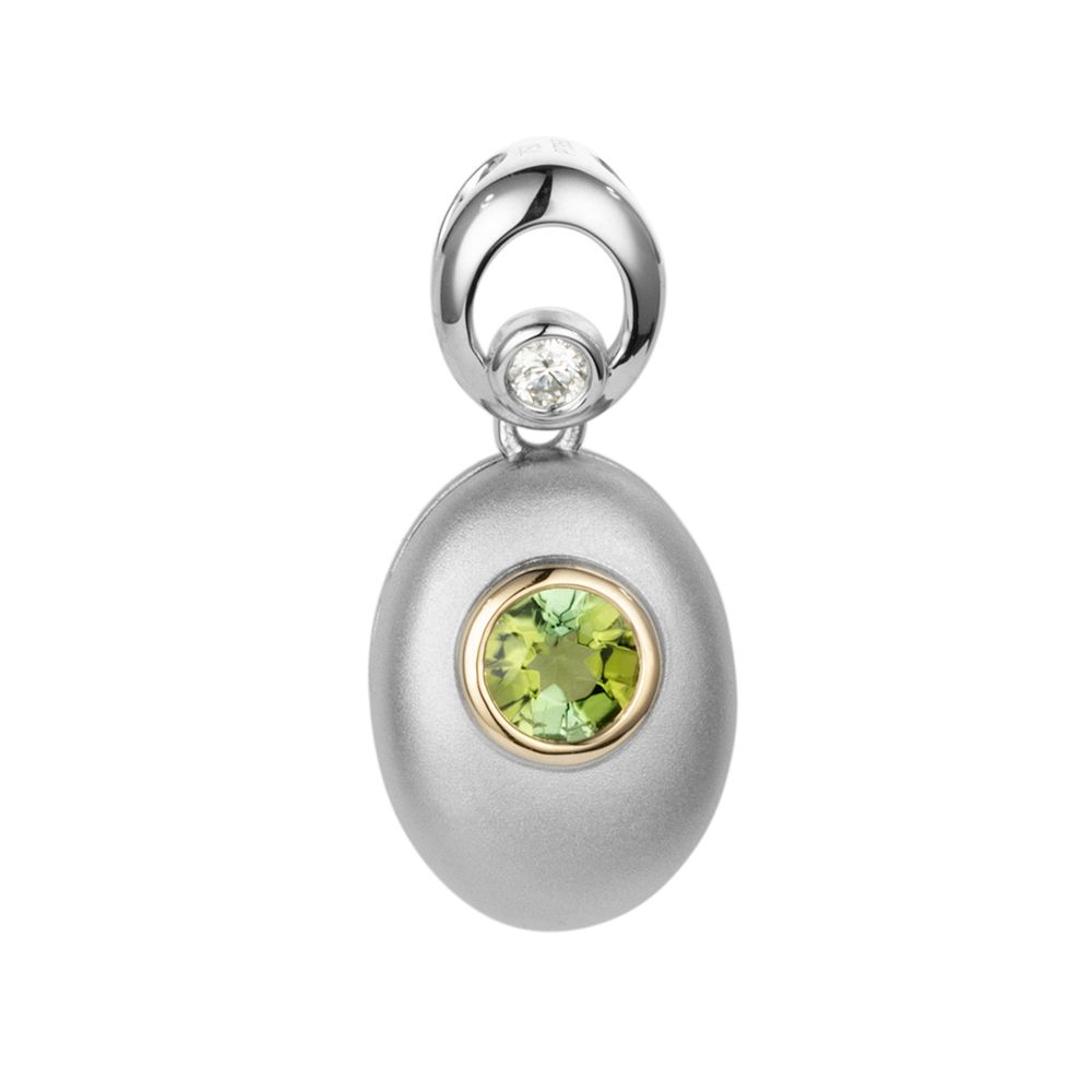 PLATINITY Anhänger Edelsteine zus. ca. 0,38ct Platin 950/Gold 750