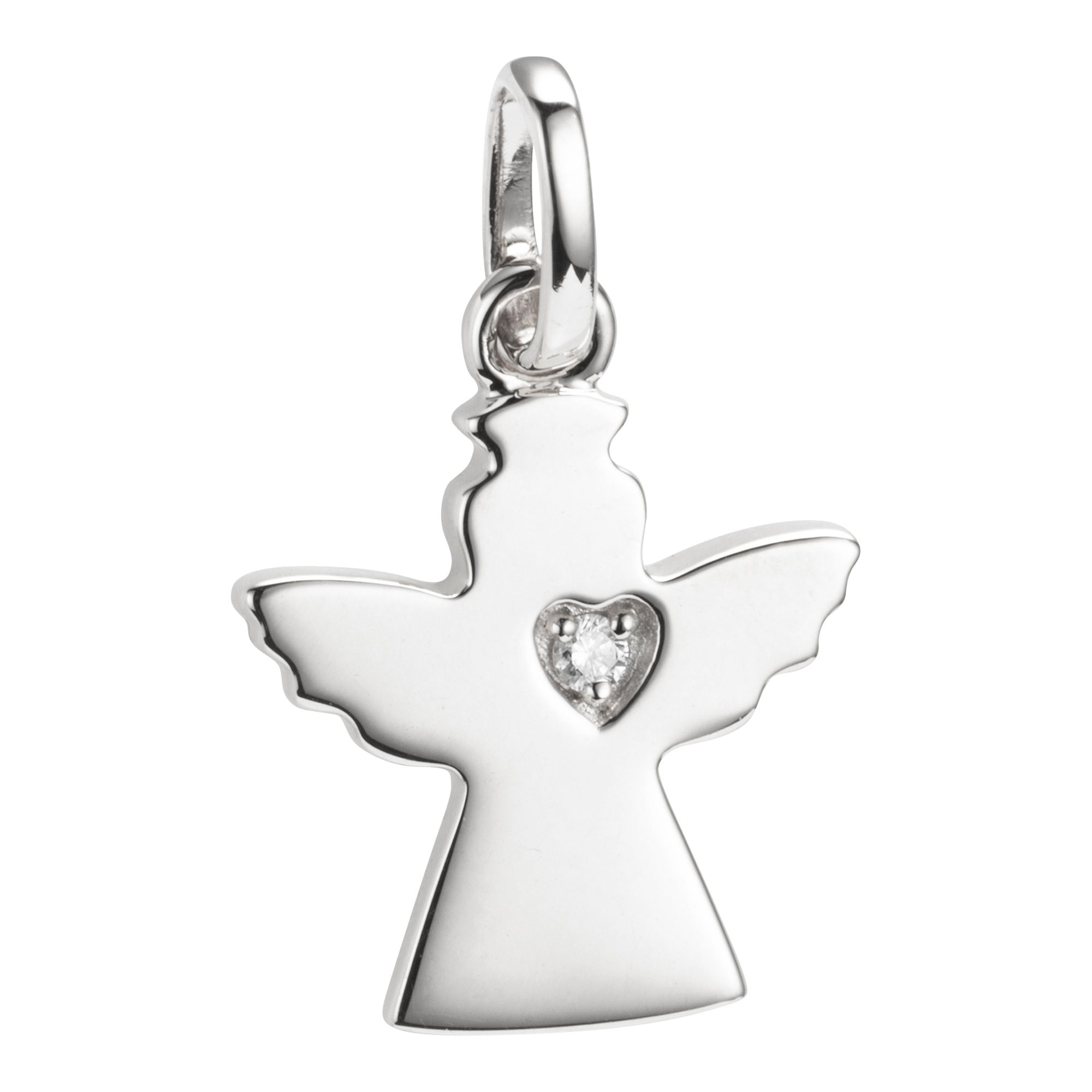 CANADIAN DIAMONDS Engel-Anhänger 1 Brillant ca. 0,01ct Gold 585