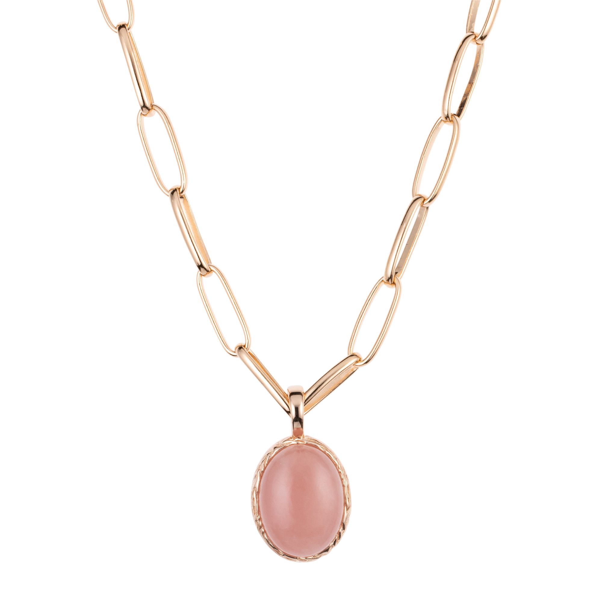 THOMAS & SOHN Edelstein Collier Cabochon oval Silber 925