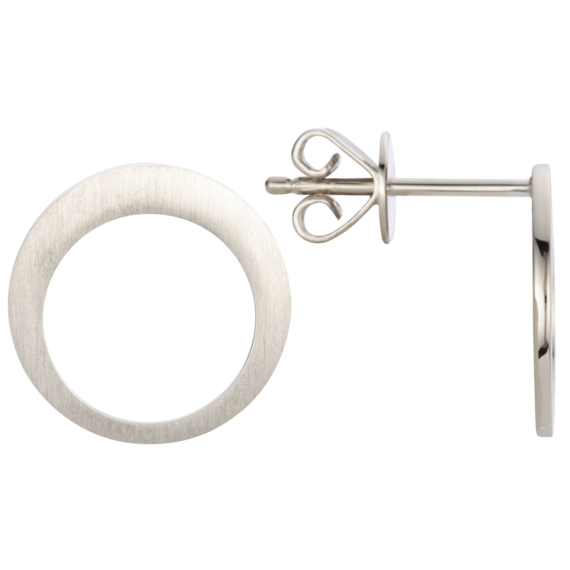 PLATINITY Ohrstecker mattiert/poliert min. 2,3g Platin 950