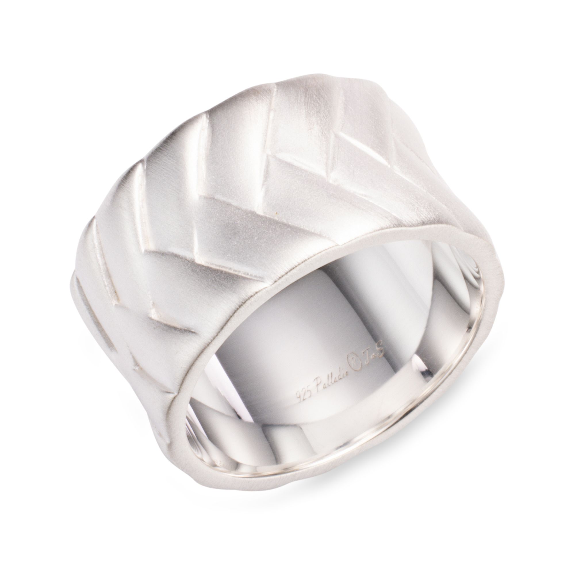 THOMAS & SOHN Ring satiniert Silber Palladio