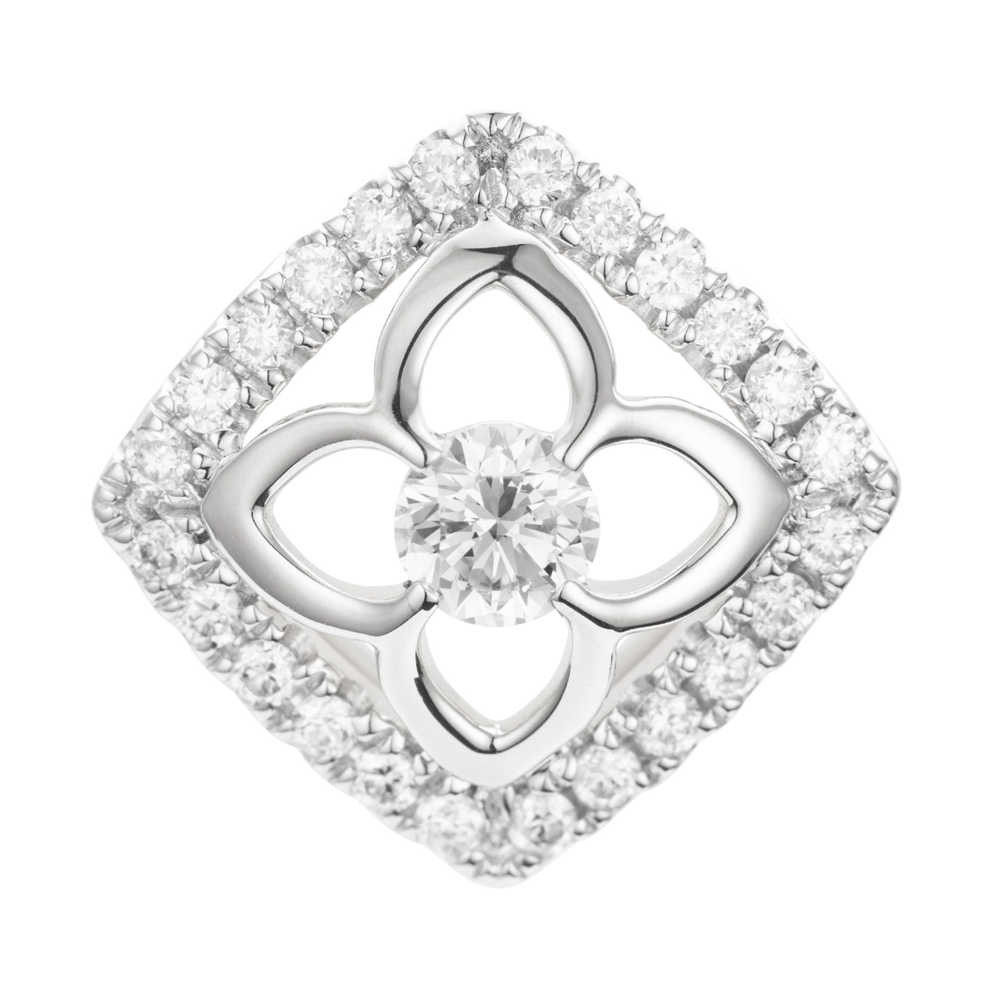 GOLDSCHMUCK FÜR MICH Anhänger 25 Brillanten zus. ca. 0,17ct Gold 375