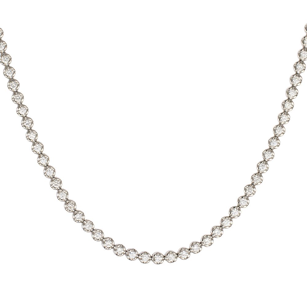 PLATINITY Collier 173 Brillanten zus. ca. 1,45ct Platin 950