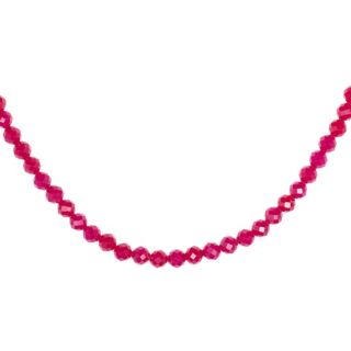PLATINITY Kette 40+3cm Rubellite zus. mind. 50,00ct Platin 950