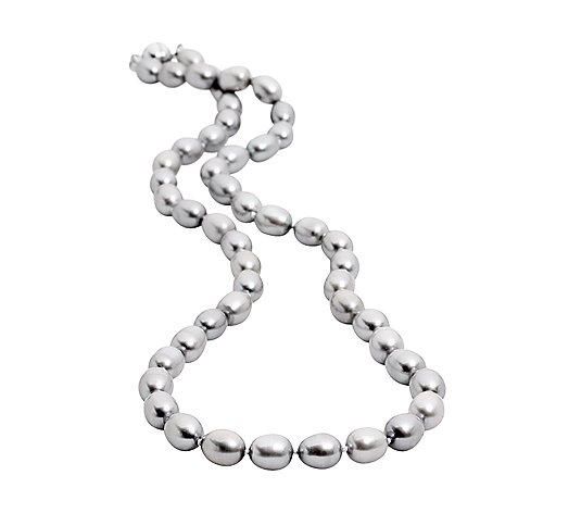 AA 40cm 9mm Luxus Süßwasser Perle Schmuck Perlenkette Echtschmuck Kette Collier 