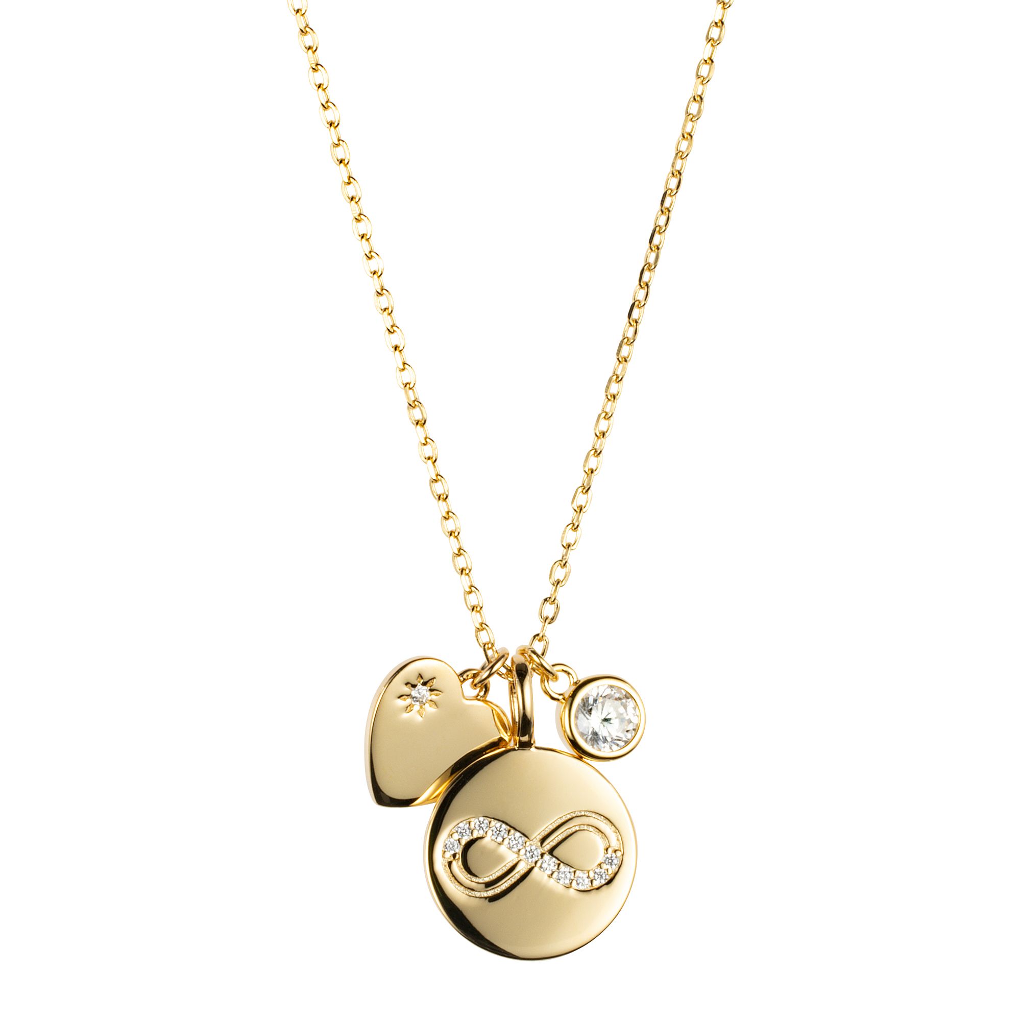 DIAMONIQUE® Collier = 0,31ct Brillantschliff Silber 925