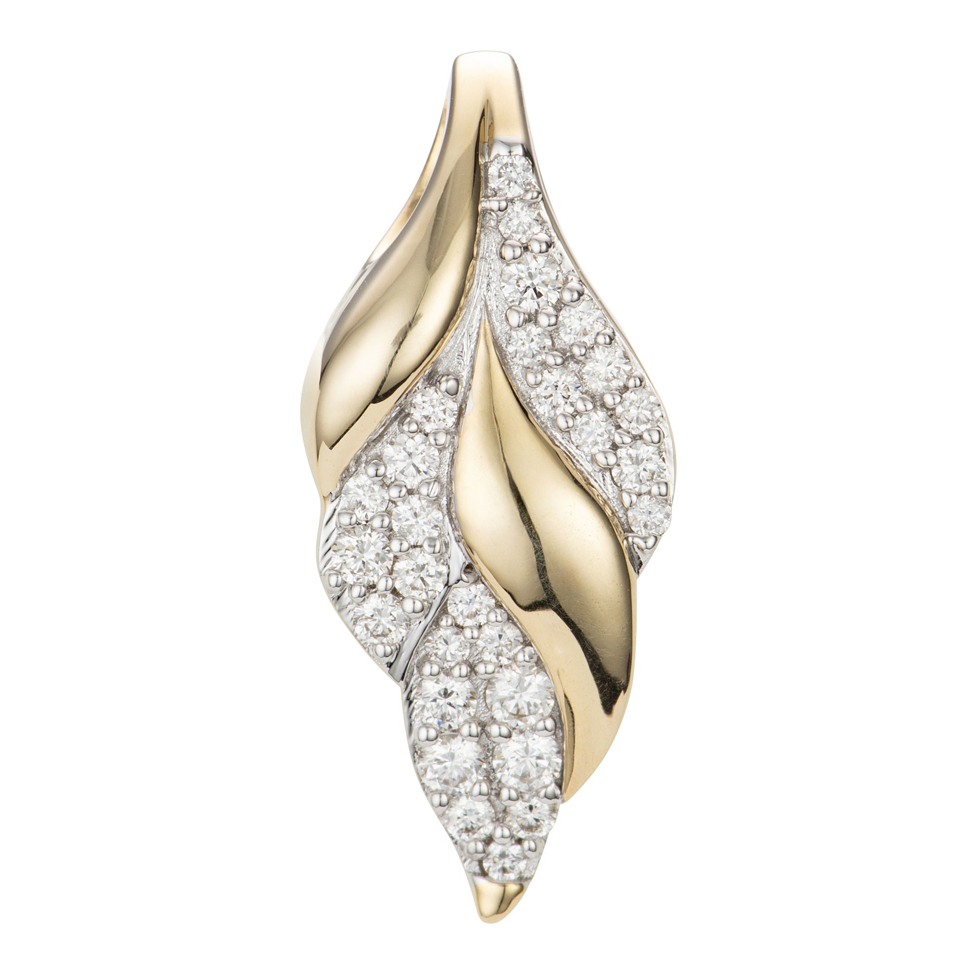 CANADIAN DIAMONDS Anhänger 28 Brillanten zus. ca. 0,25ct Gold 585