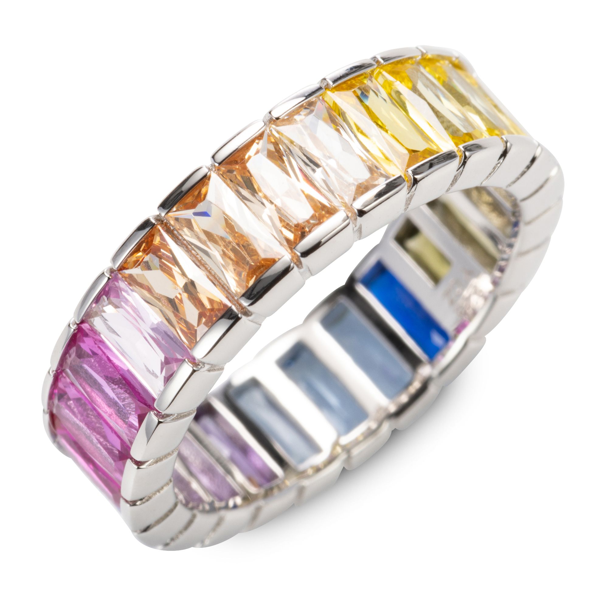 Qvc diamonique eternity rings discount