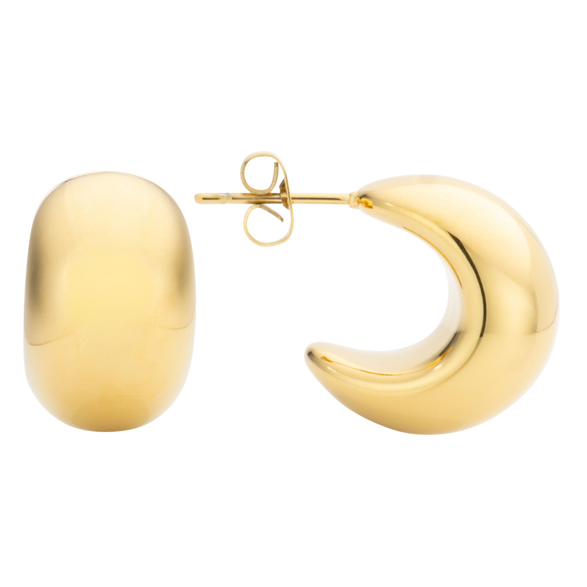 STEFFEN SCHRAUT Creolen poliert Edelstahl