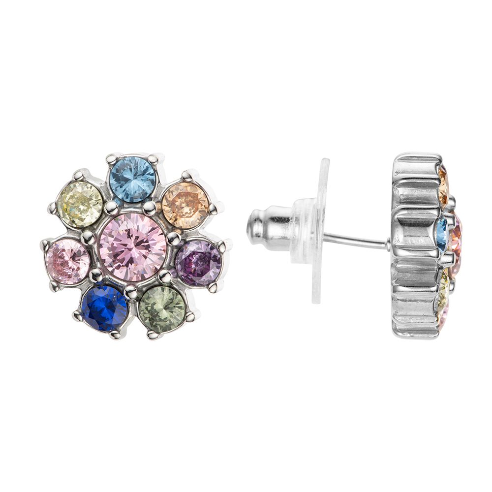 DIAMONIQUE® Ohrstecker = 4,00ct Brillantschliff Edelstahl