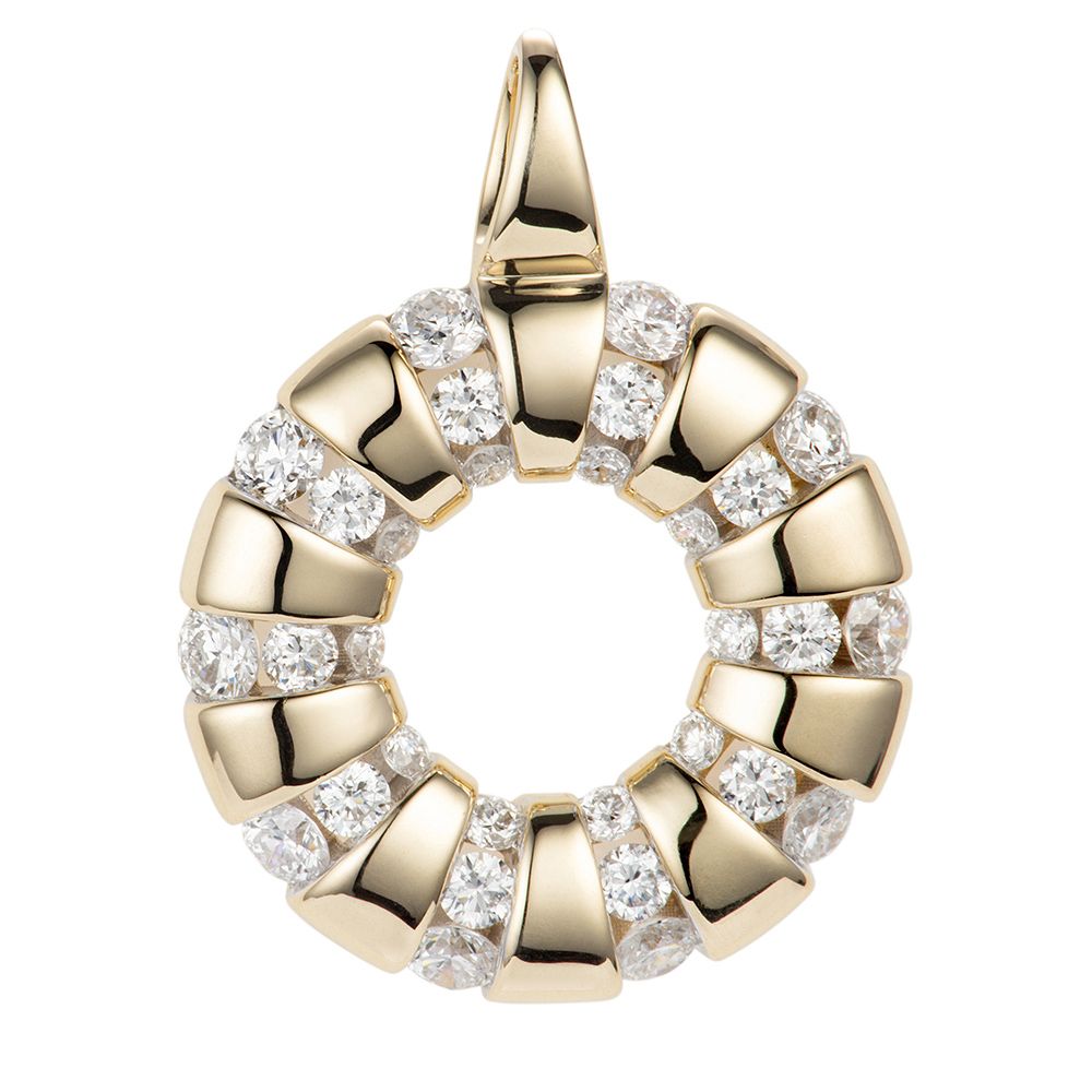 CANADIAN DIAMONDS Anhänger 30 Brillanten zus. ca. 0,50ct Gold 585