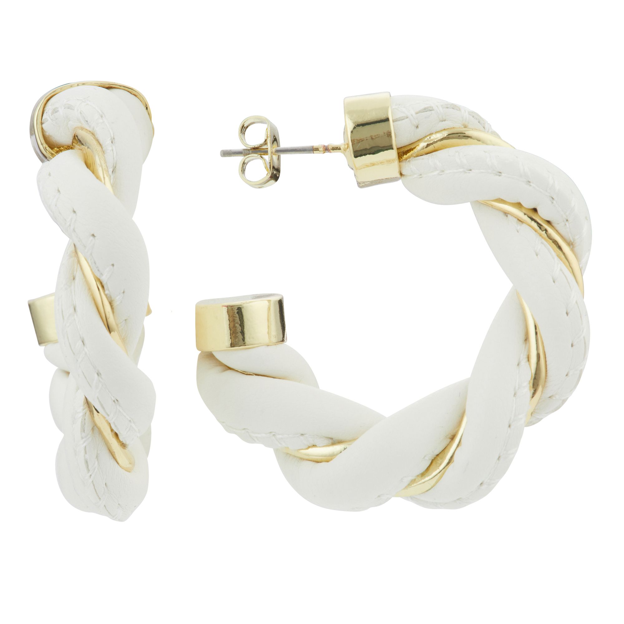 FILIPPA FIRENZE Creolen The Catch Lederimitat Modeschmuck