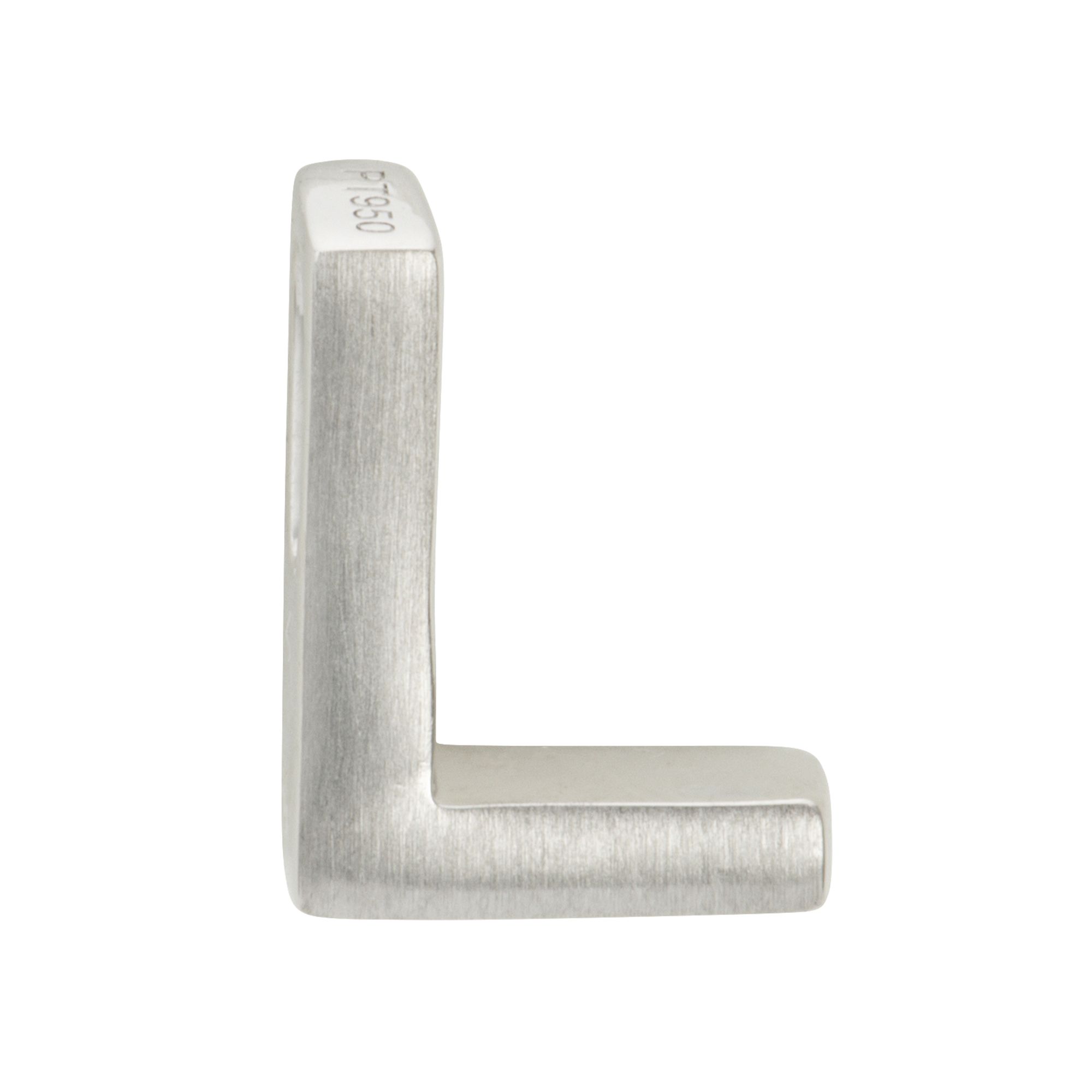 PLATINITY Buchstaben-Anhänger mattiert/poliert mind. 0,8g Platin 950