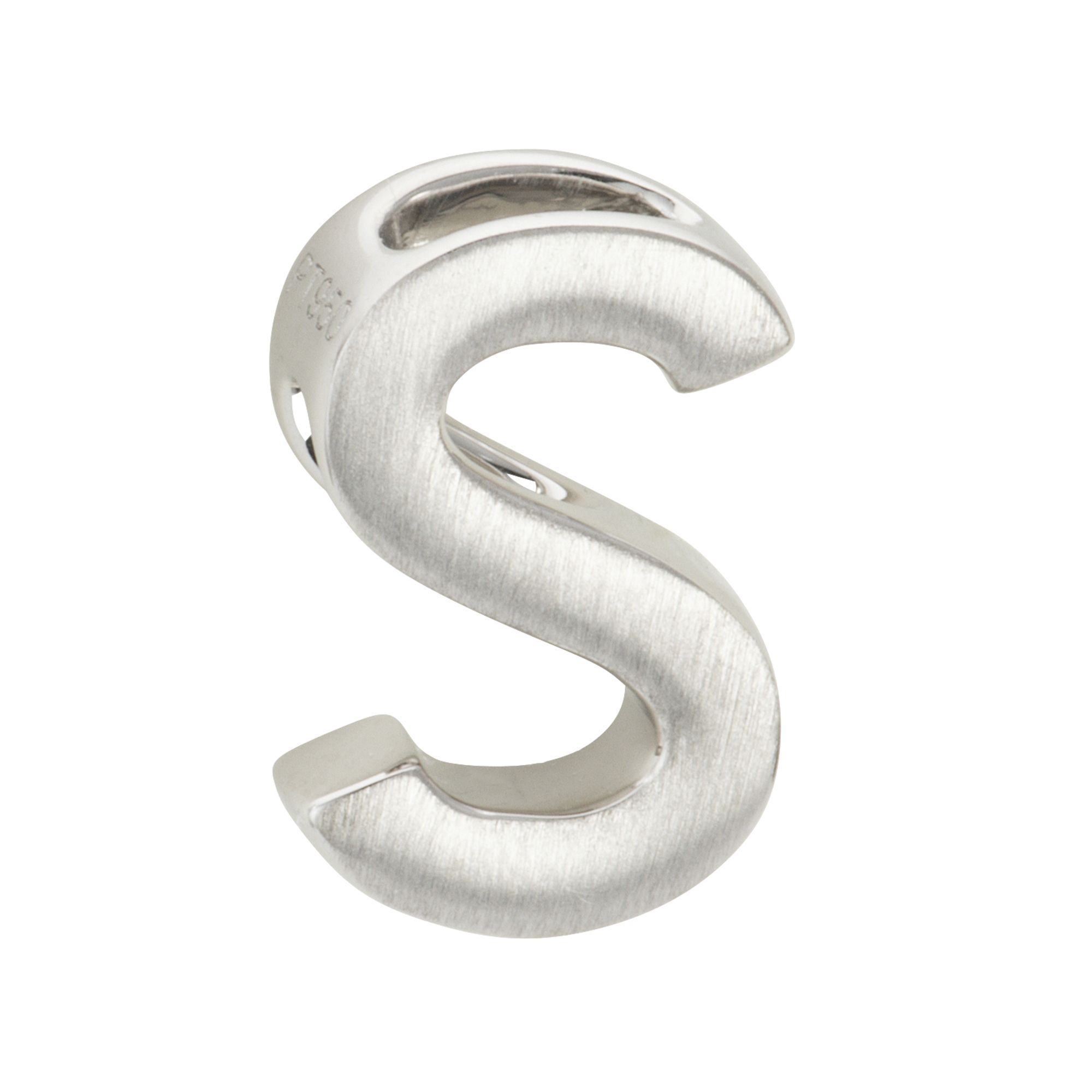 PLATINITY Buchstaben-Anhänger mattiert/poliert mind. 0,8g Platin 950