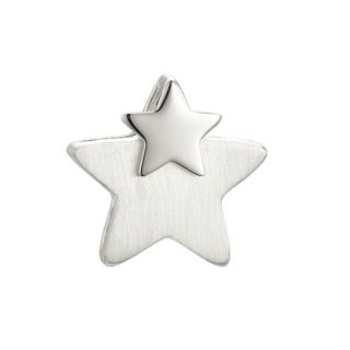 PLATINITY Stern-Anhänger mattiert/poliert mind. 1,7g Platin 950