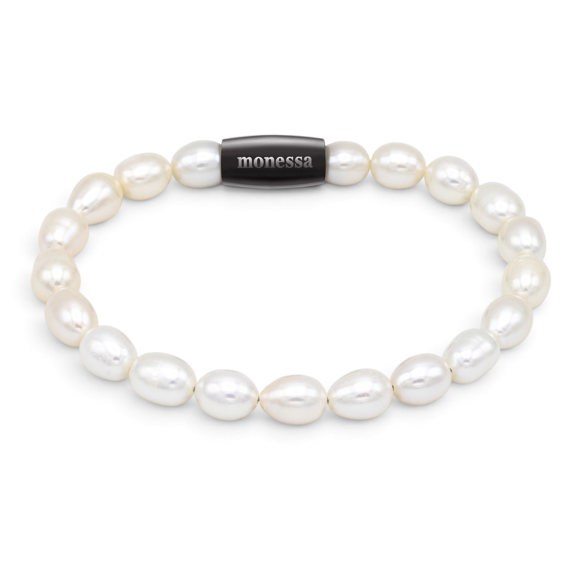 MONESSA Armband Süßwasserzuchtperle Magnetverschluss
