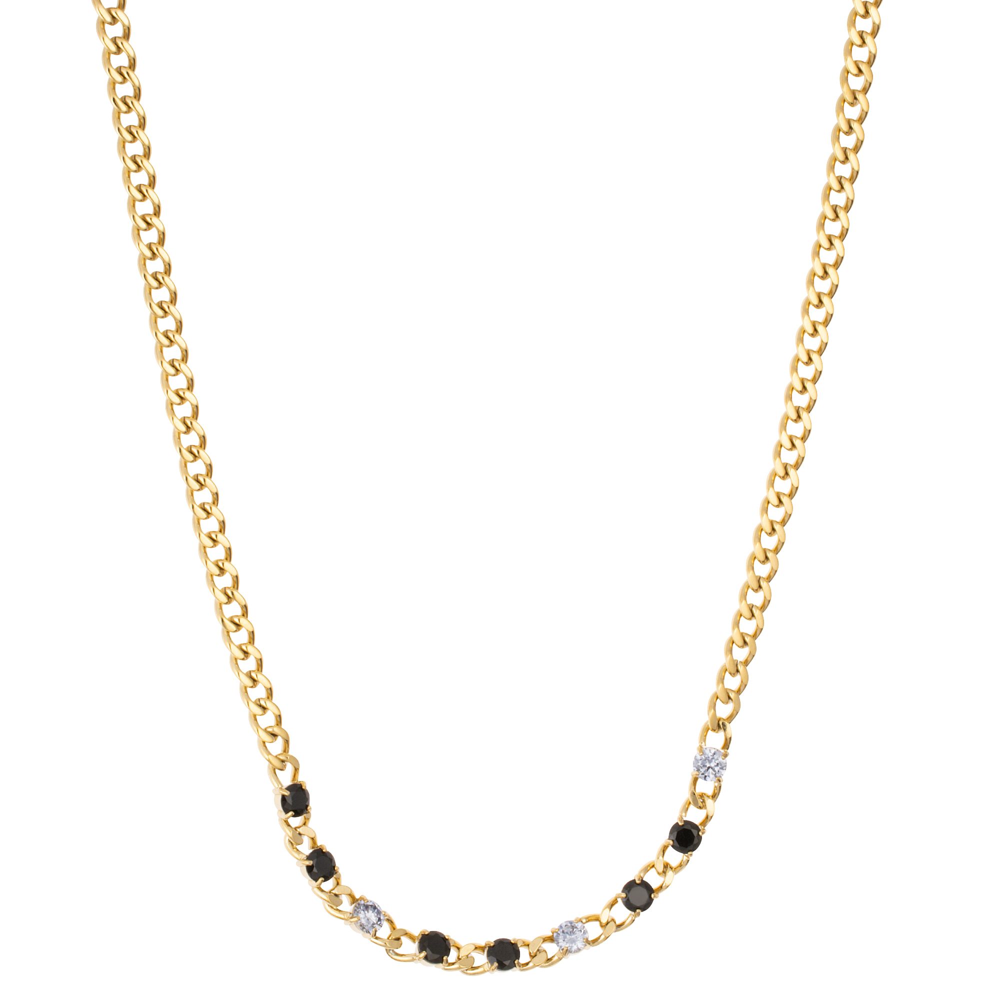 DIAMONIQUE® Collier = 4,50ct Brillantschliff Edelstahl