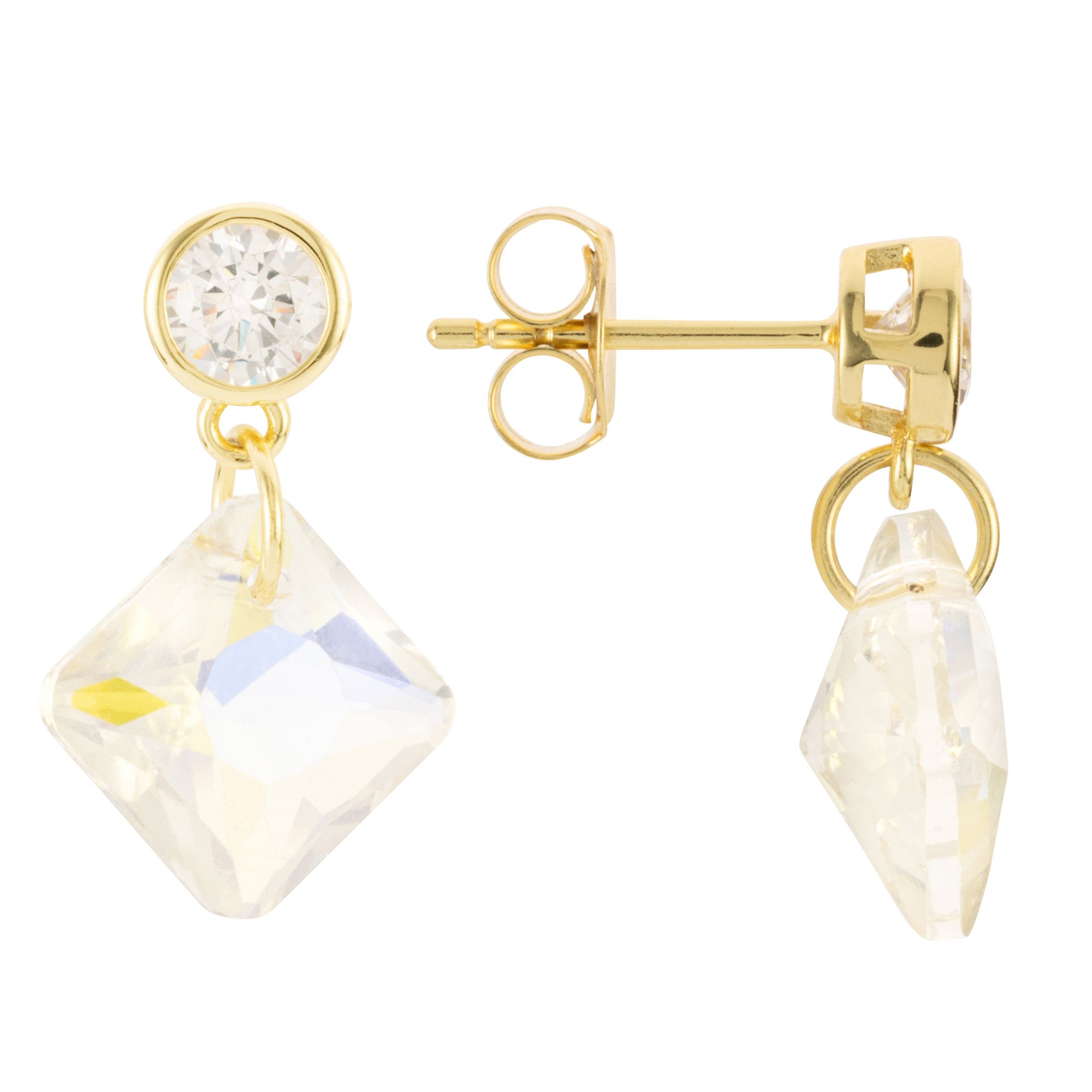 DIAMONIQUE® Ohrhänger = 1,94ct Schliffmix Silber 925