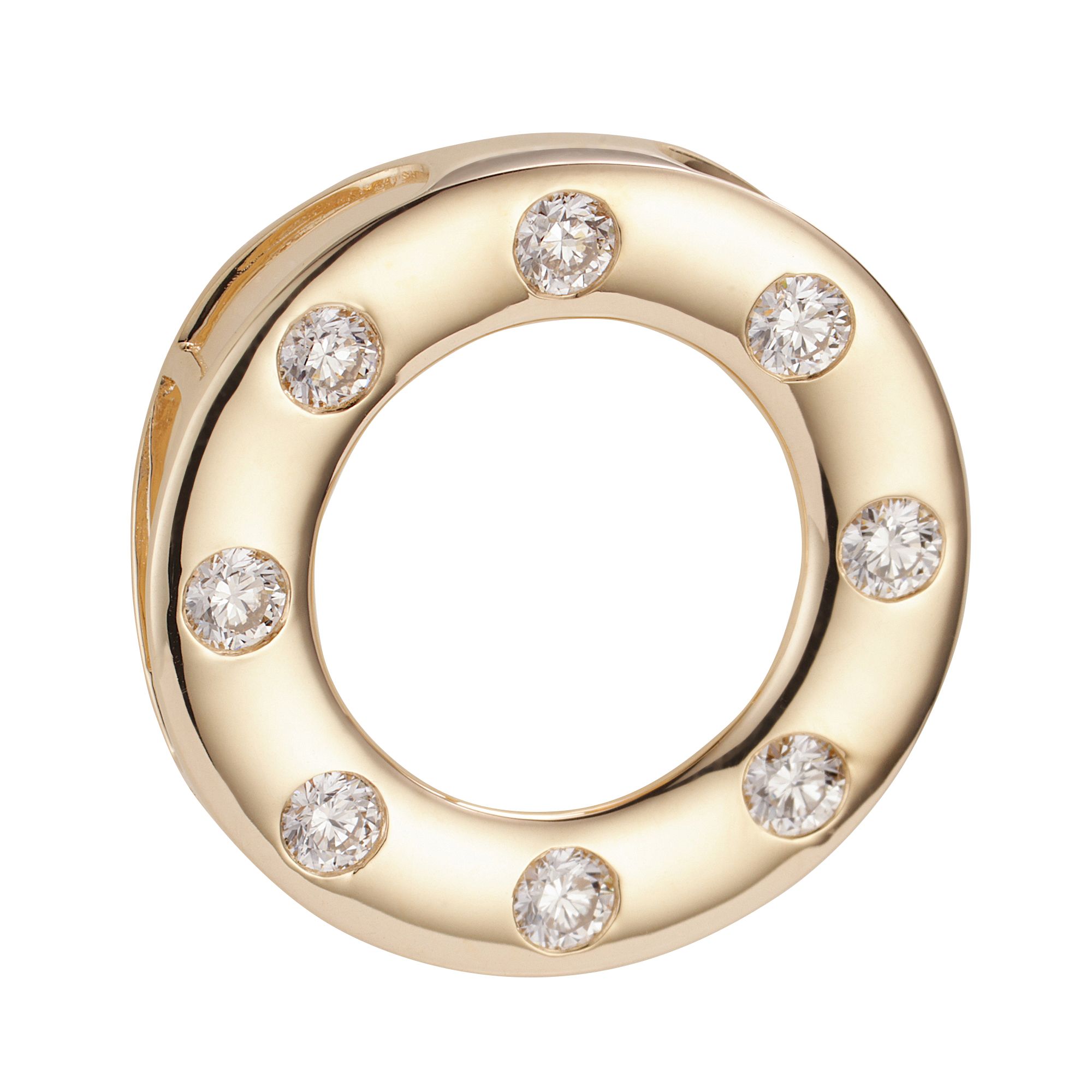 DIAMOUR Anhänger 8 Brillanten zus. ca. 0,33ct Gold 585