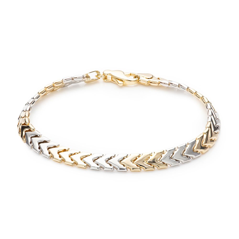 GOLDRAUSCH Armband poliert/bicolor mind. 6,3g Gold 585