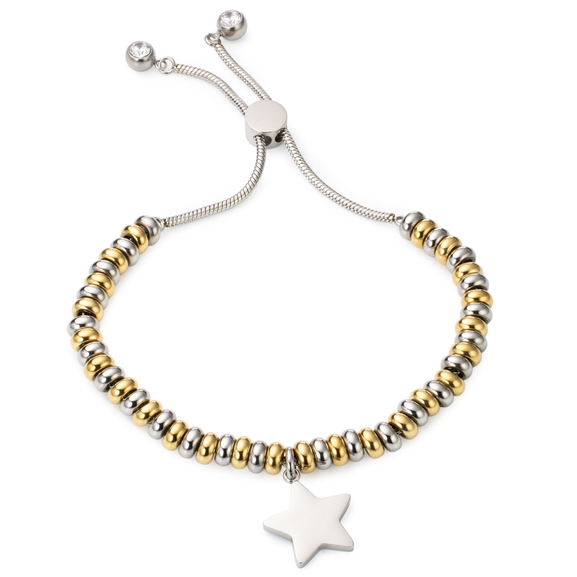 STEFFEN SCHRAUT Friendship-Armband Motivauswahl poliert Edelstahl bicolor