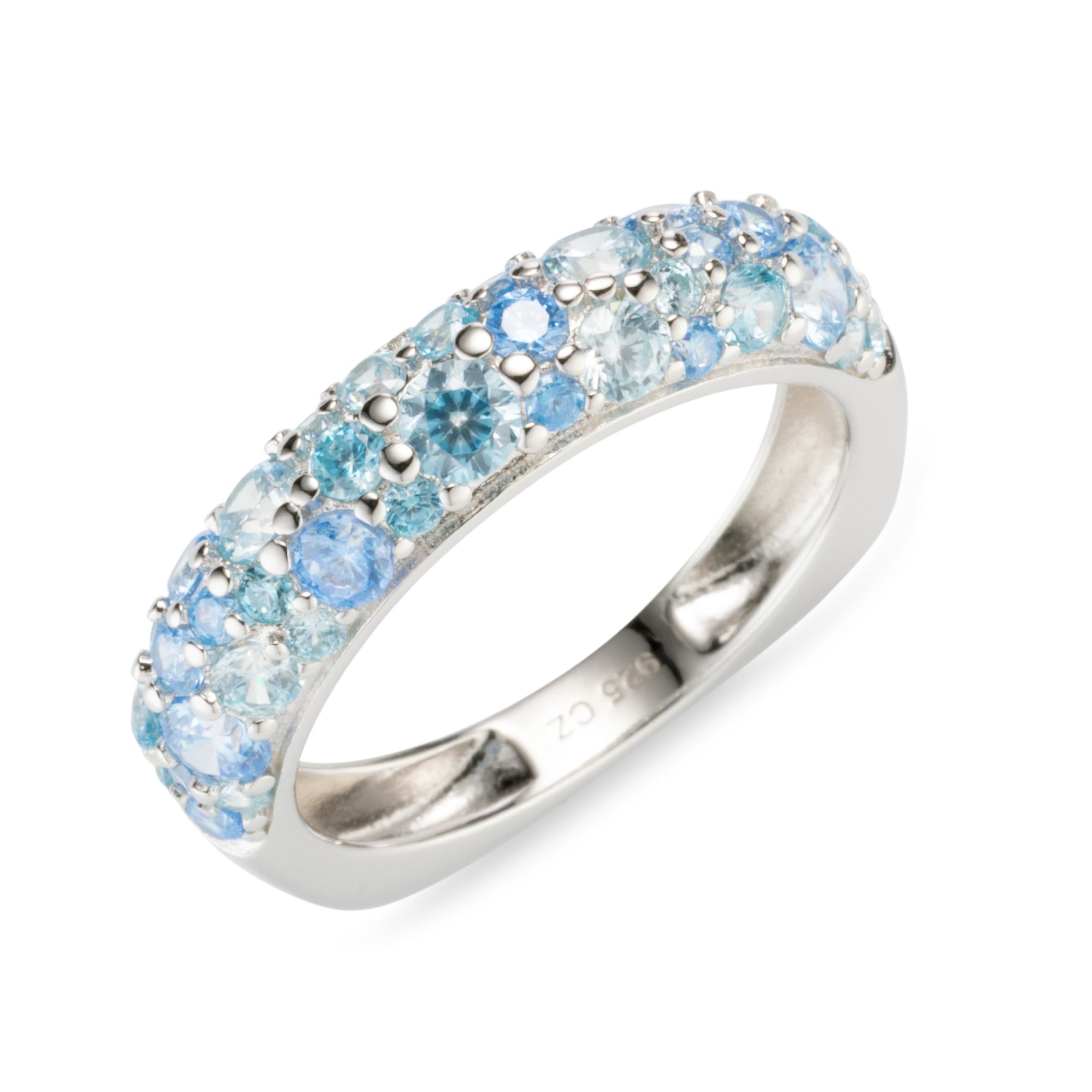DIAMONIQUE® Ring = 1,34ct Brillantschliff Silber 925