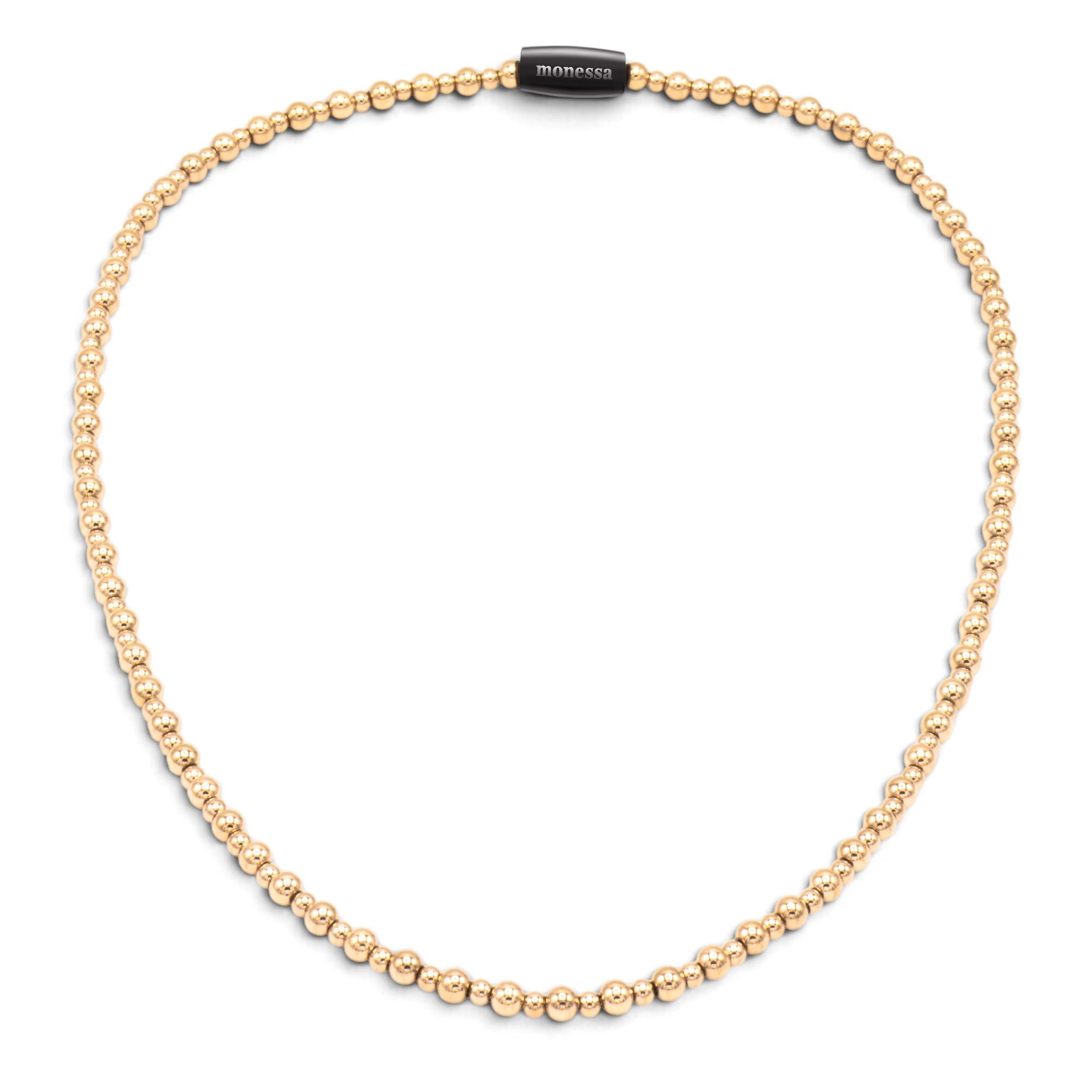 MONESSA Collier Edelstahl Magnetverschluss