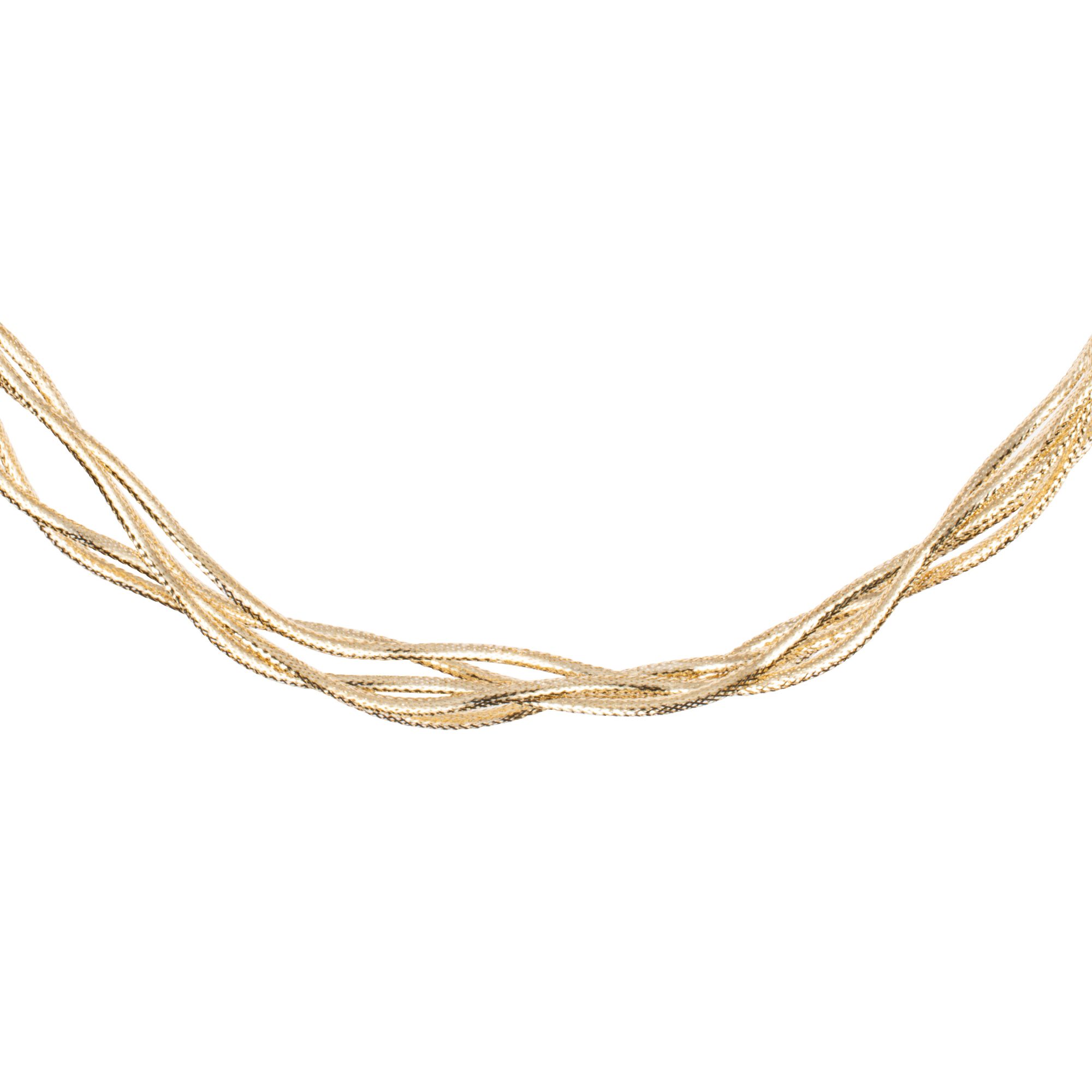 GOLDRAUSCH Collier 5-reihig mind. 4,3g Gold 375