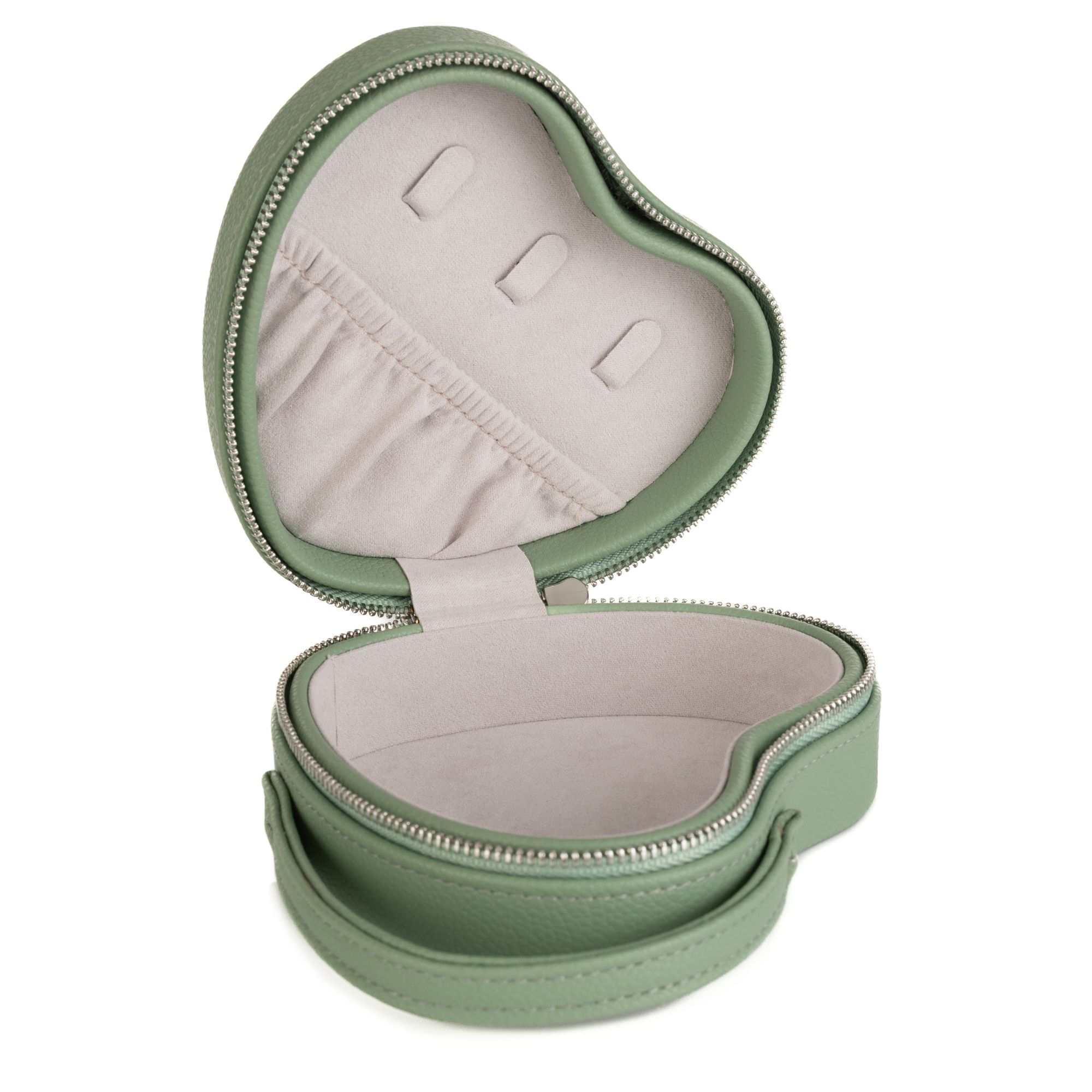 Schmuckbox für Reisen Herzform Lederimitat