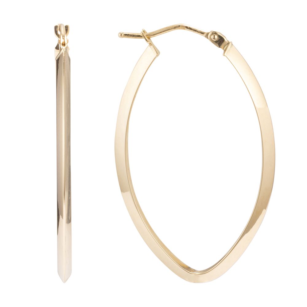 GOLDSCHMUCK FÜR MICH Creolen poliert mind. 0,9g Gold 585