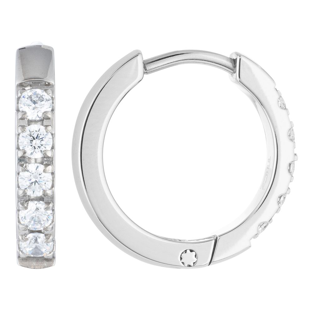 DIAMONIQUE® TITAN Creolen = 0,30ct Brillantschliff