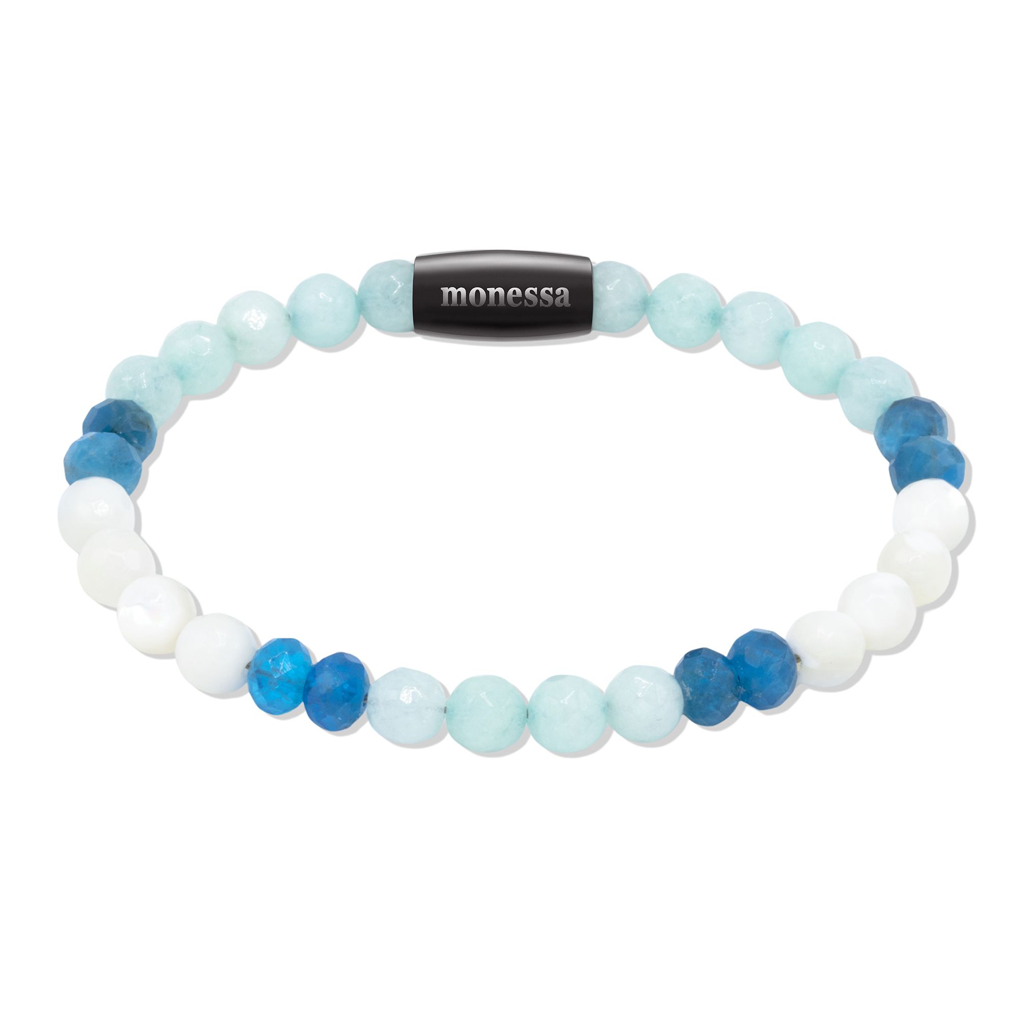 MONESSA Armband Edelsteine facettiert Magnetverschluss