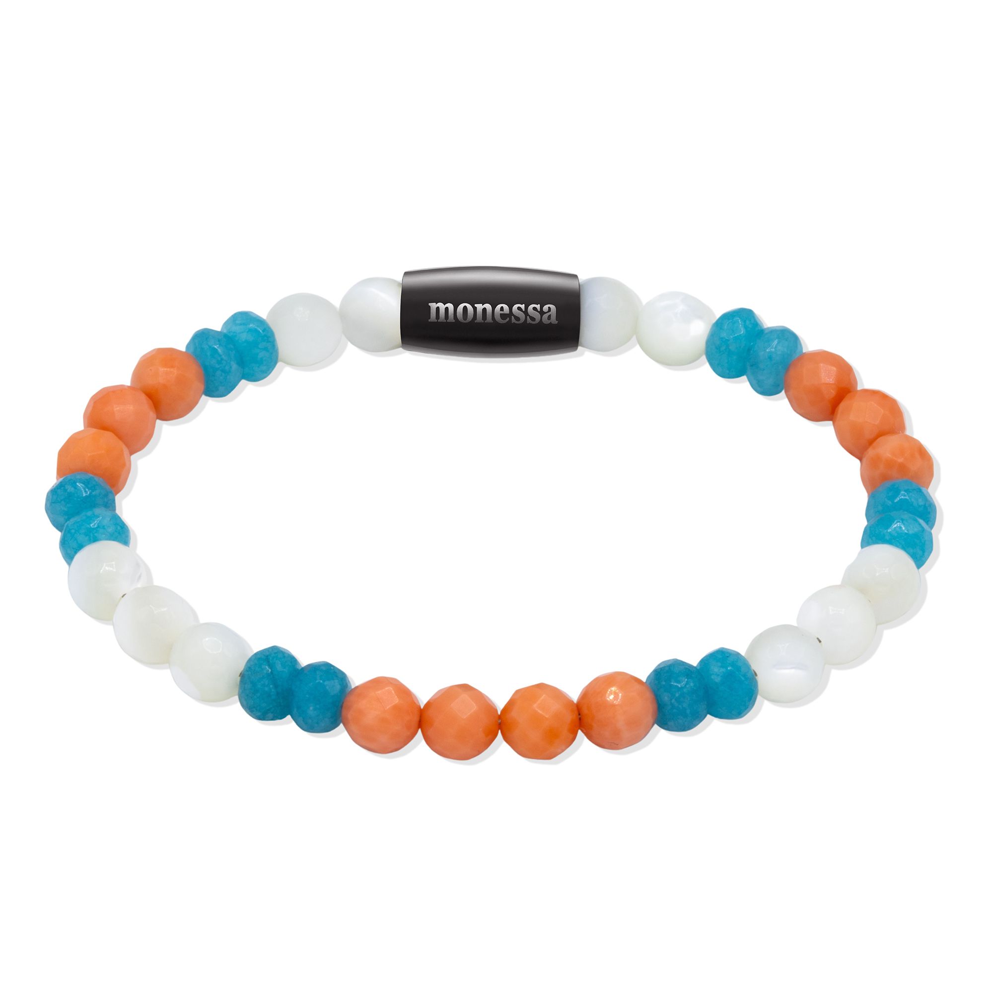 MONESSA Armband Edelsteine facettiert Magnetverschluss