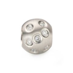 PLATINITY Kugel-Gleiter 14 Brillanten zus. ca. 0,12ct Platin 950