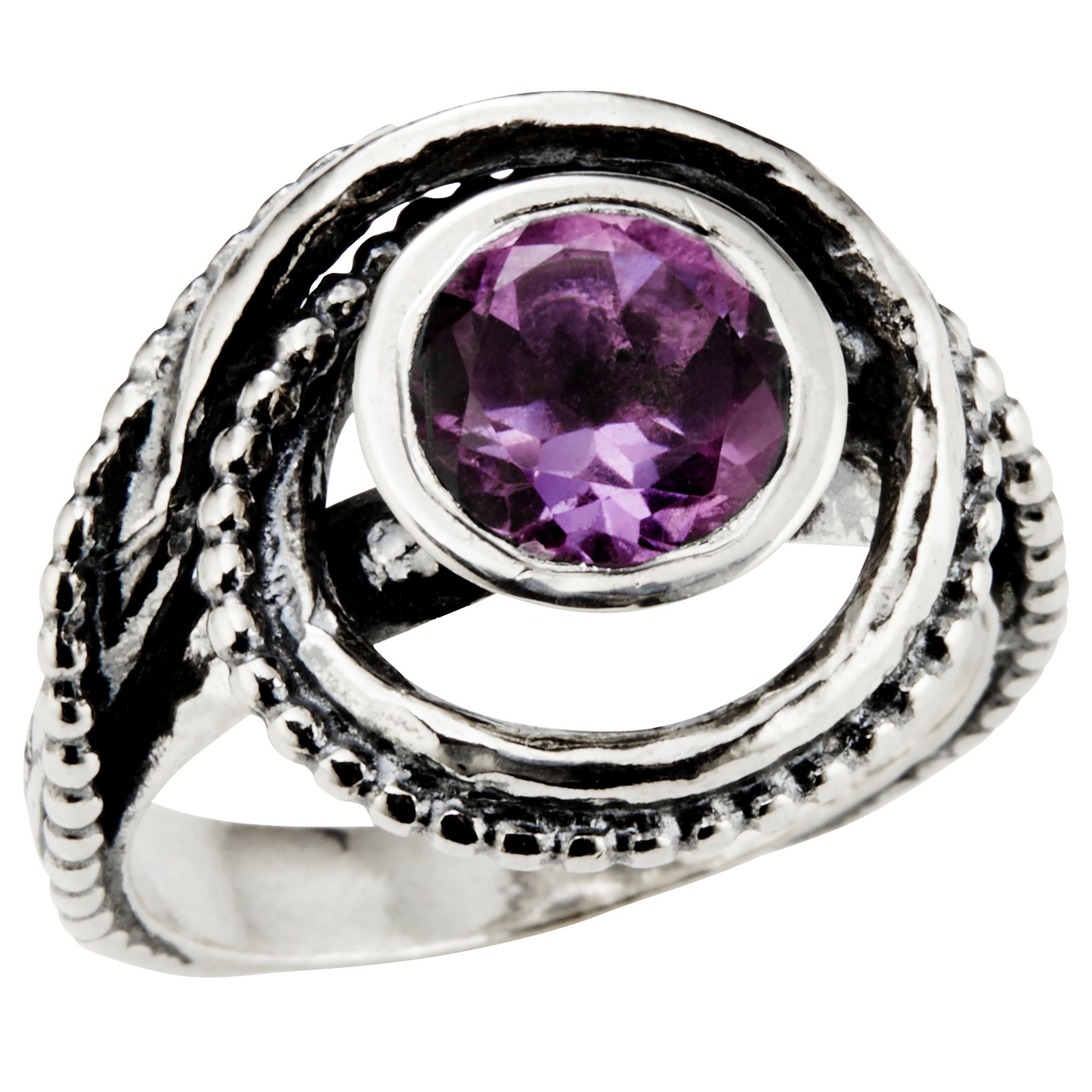 OR PAZ Ring Edelstein geschwärzt Silber 925 - QVC.de