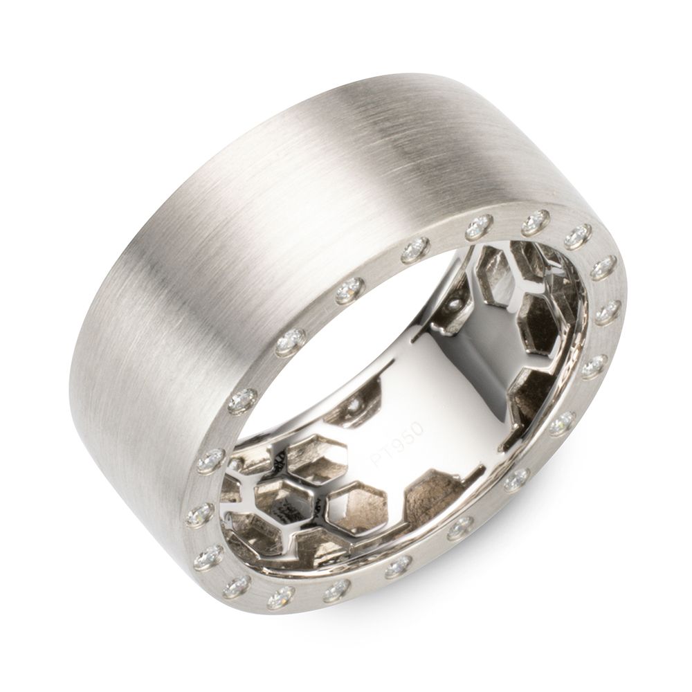 PLATINITY Ring 40 Brillanten zus. ca. 0,40ct Platin 950