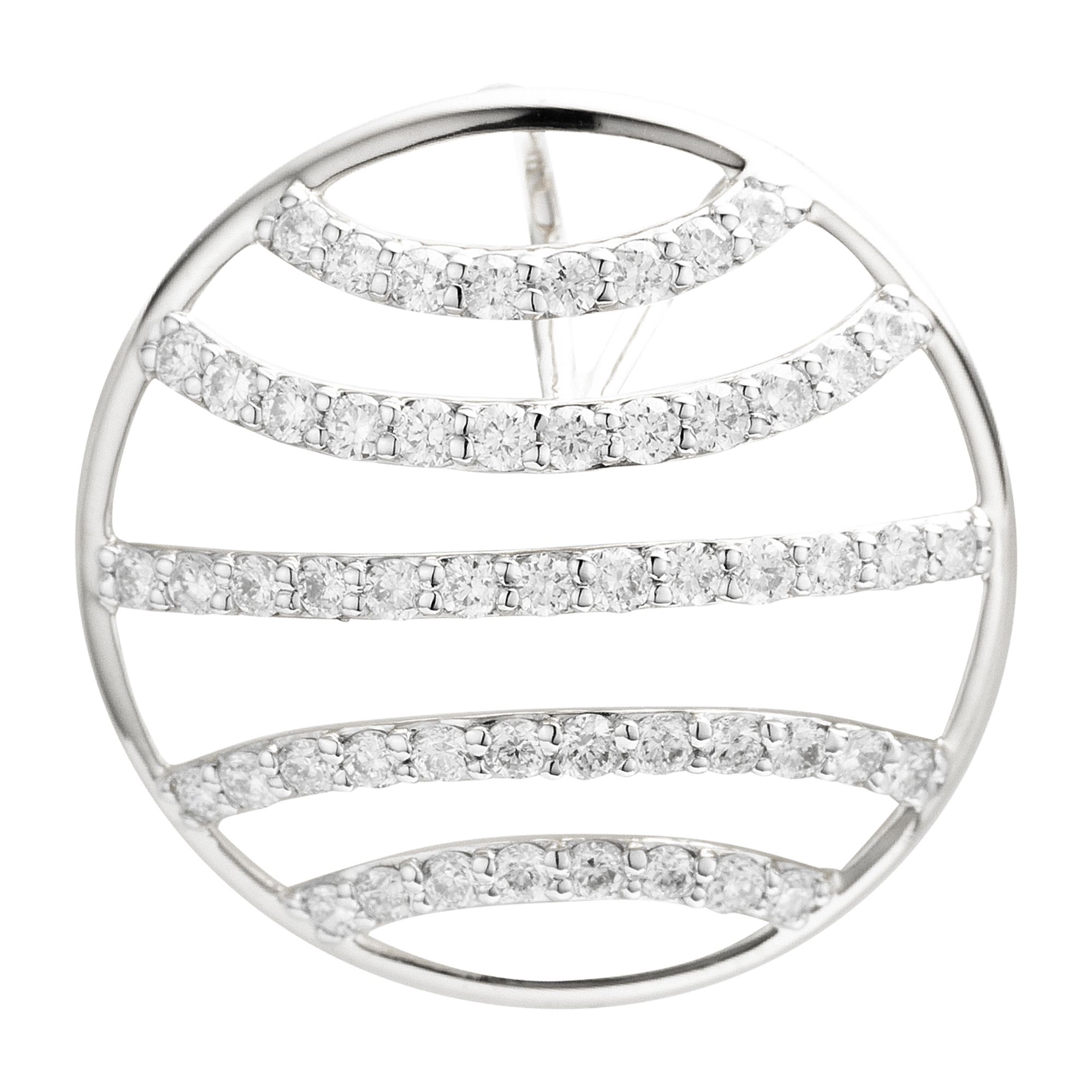 DIAMOUR Anhänger 53 Brillanten zus. ca. 0,25ct Gold 375