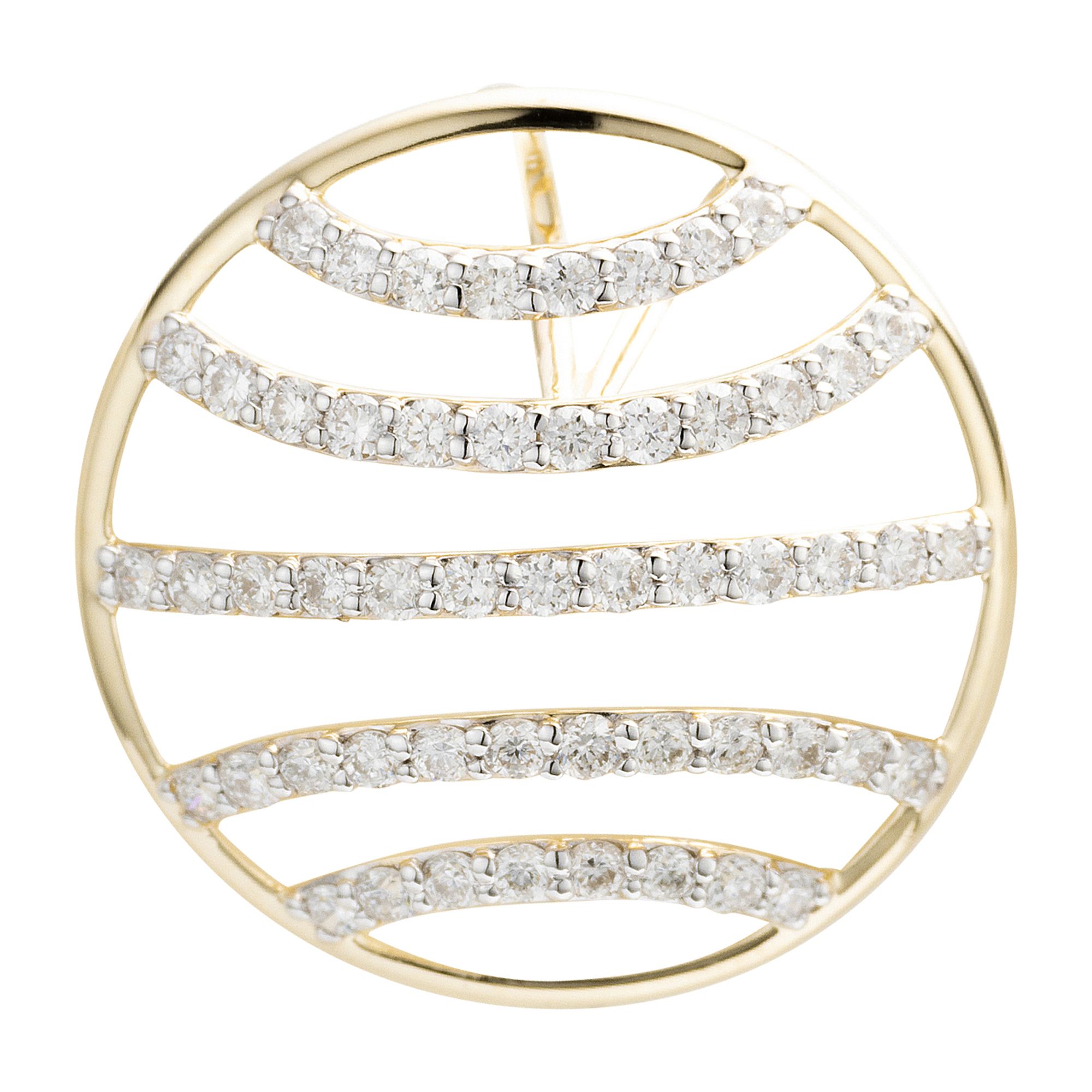 DIAMOUR Anhänger 53 Brillanten zus. ca. 0,25ct Gold 375