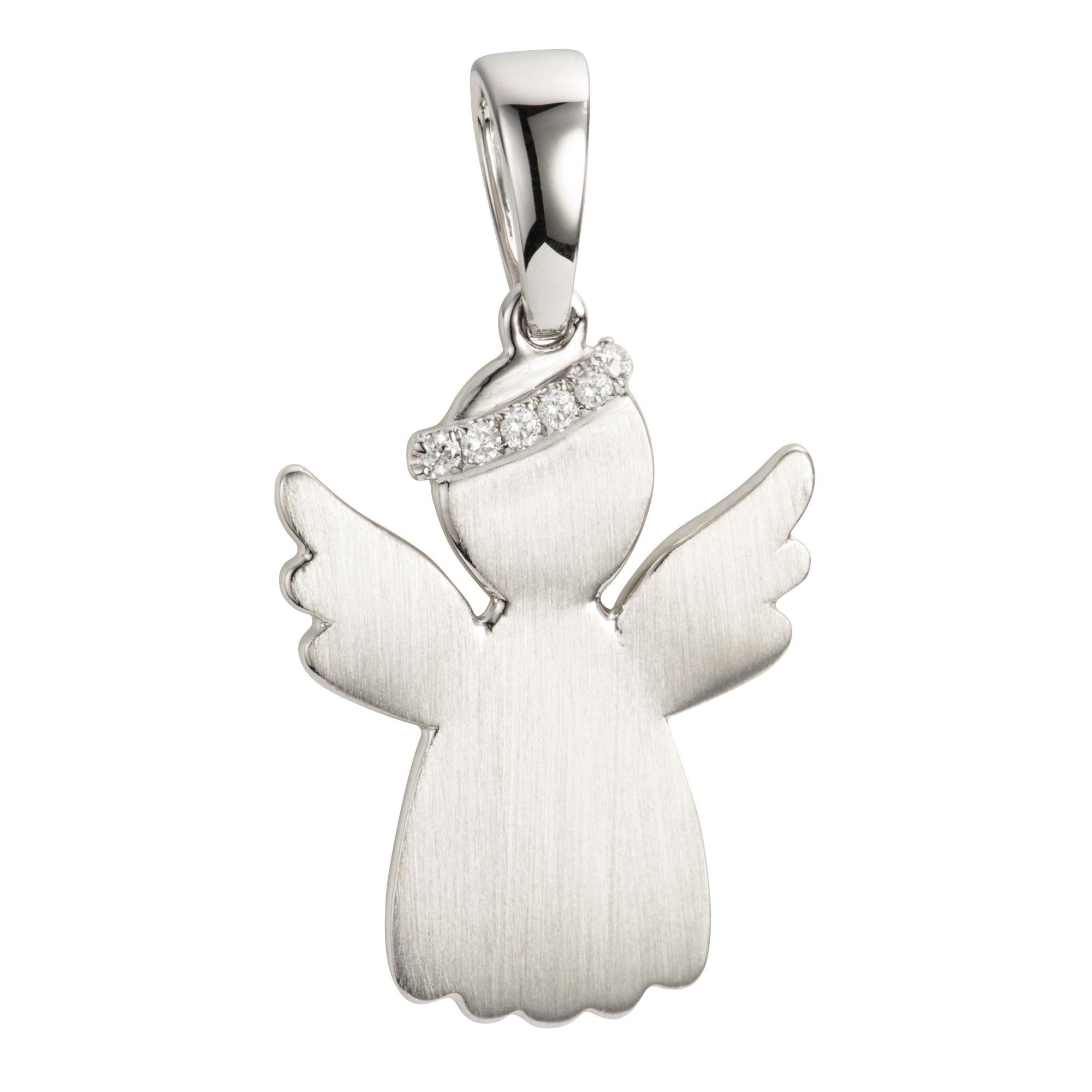 PLATINITY Engel-Anhänger 6 Brillanten zus. ca. 0,03ct Platin 950